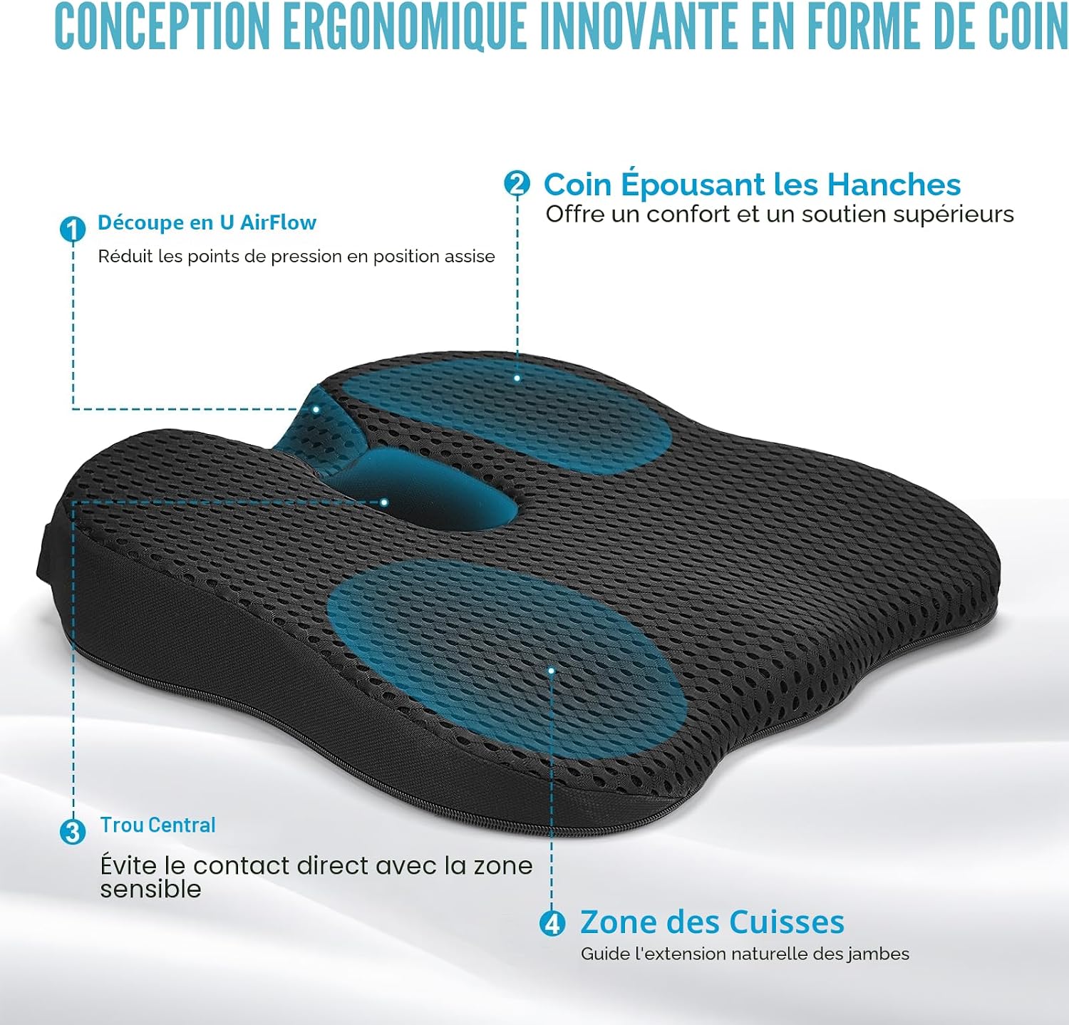 Detalle 2 de Coussin de siège auto Arbanith 7 cm