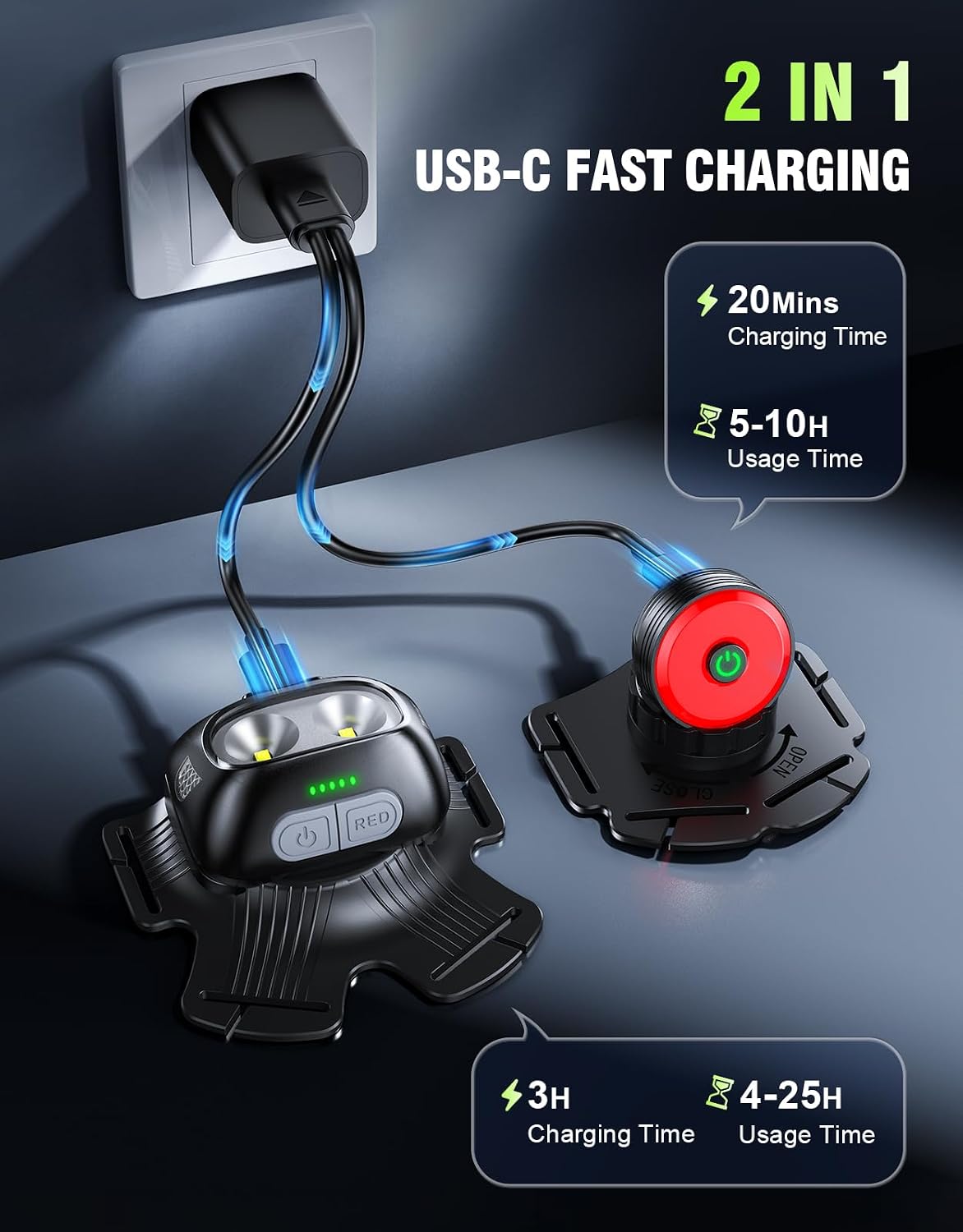 Detalle 2 de Niweya Running Lights 500LM