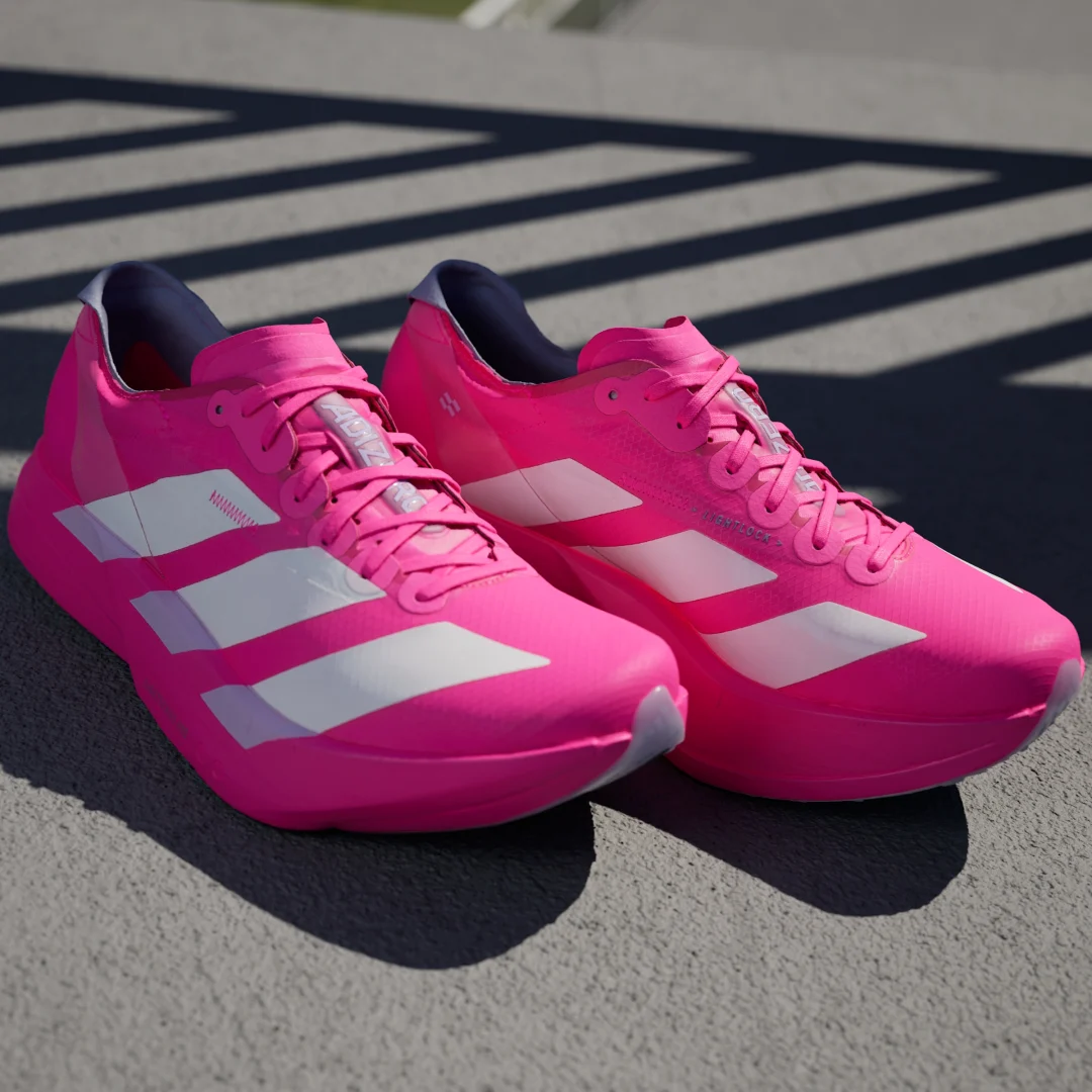 Detalle 2 de Zapatilla Adizero Adios Pro 4 de Adidas — color rosa, rendimiento para tus entrenamientos