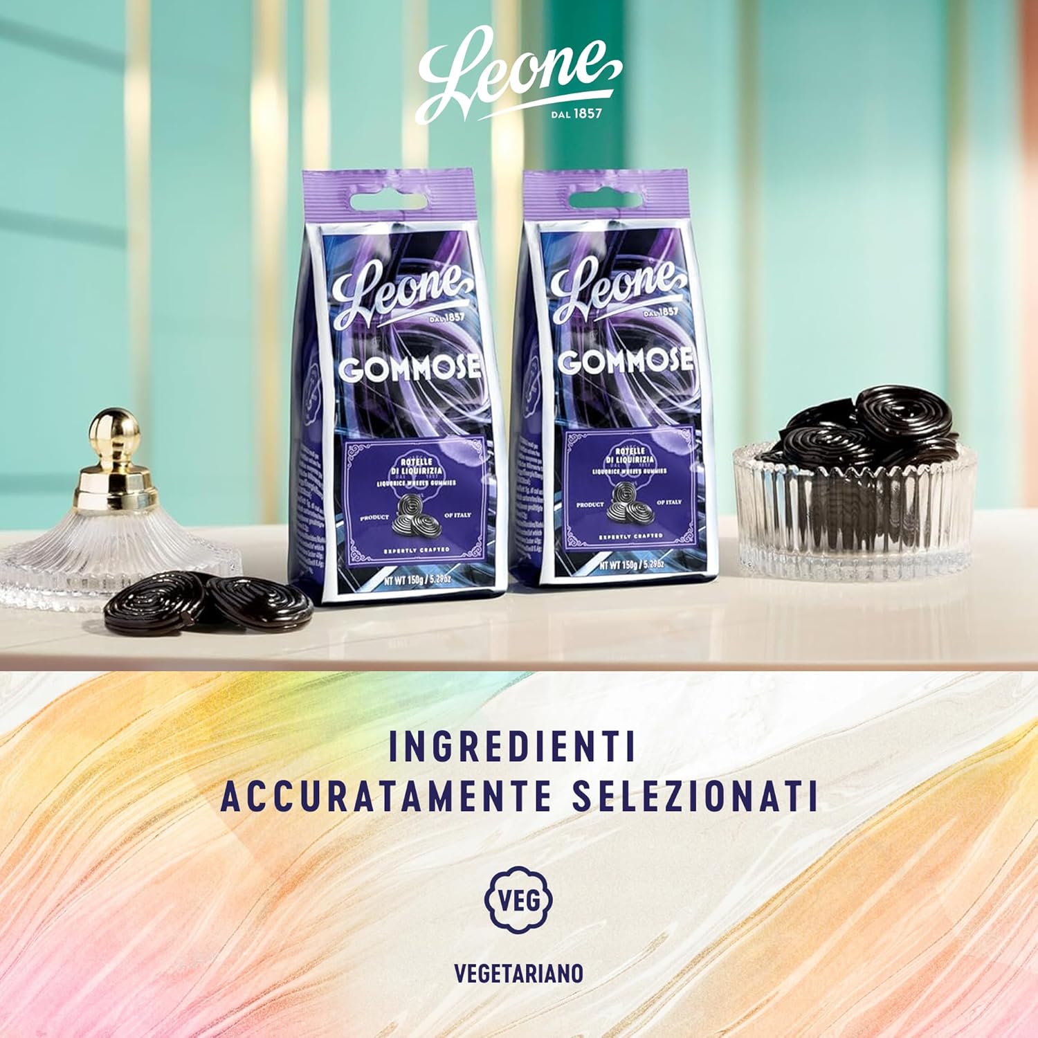 Thumbnail 2 de Leone dal 1857 - Rotelle di Liquirizia (2 x 150 g)