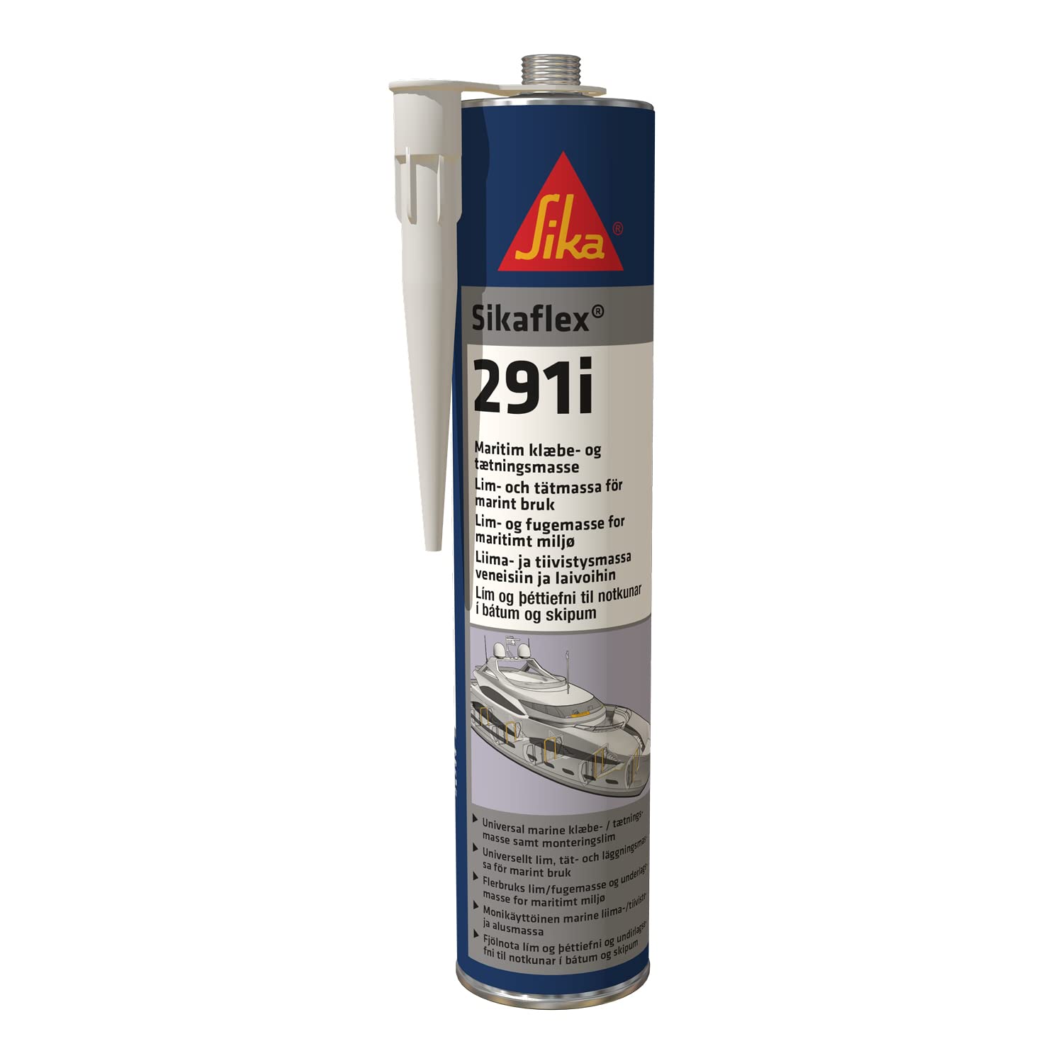 Detalle de Sika Sikaflex 291i Marine Sealant and Adhesive (Black) – 300ml Cartridge