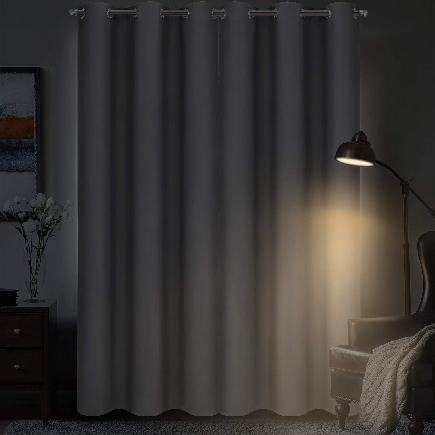 Detalle de Diraysid Blackout Curtains, 42 x 84 Inches