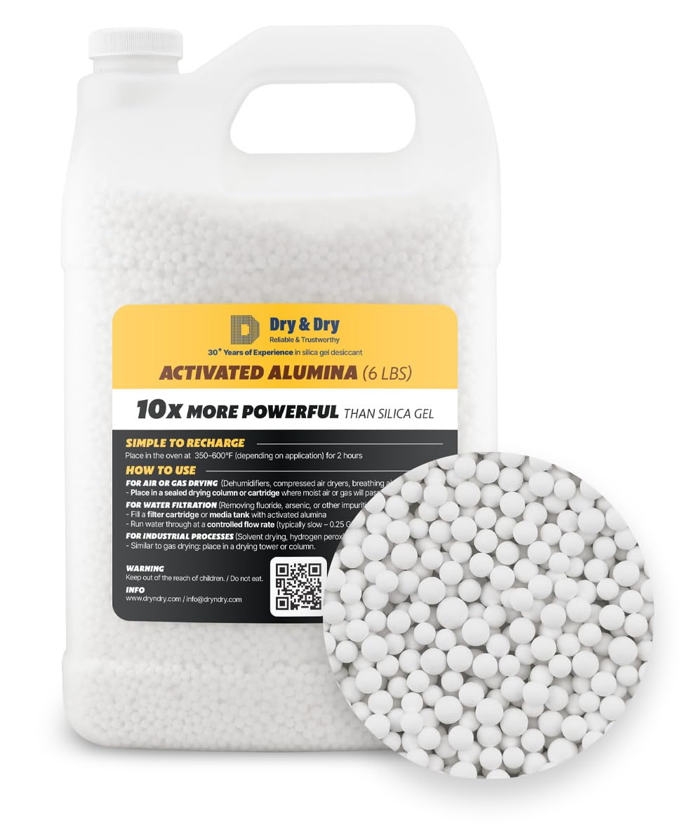 Thumbnail 6 de Dry & Dry ALUMINA-1.5 LBS 活性アルミナ乾燥剤ビーズ、再生可能・3~5mm