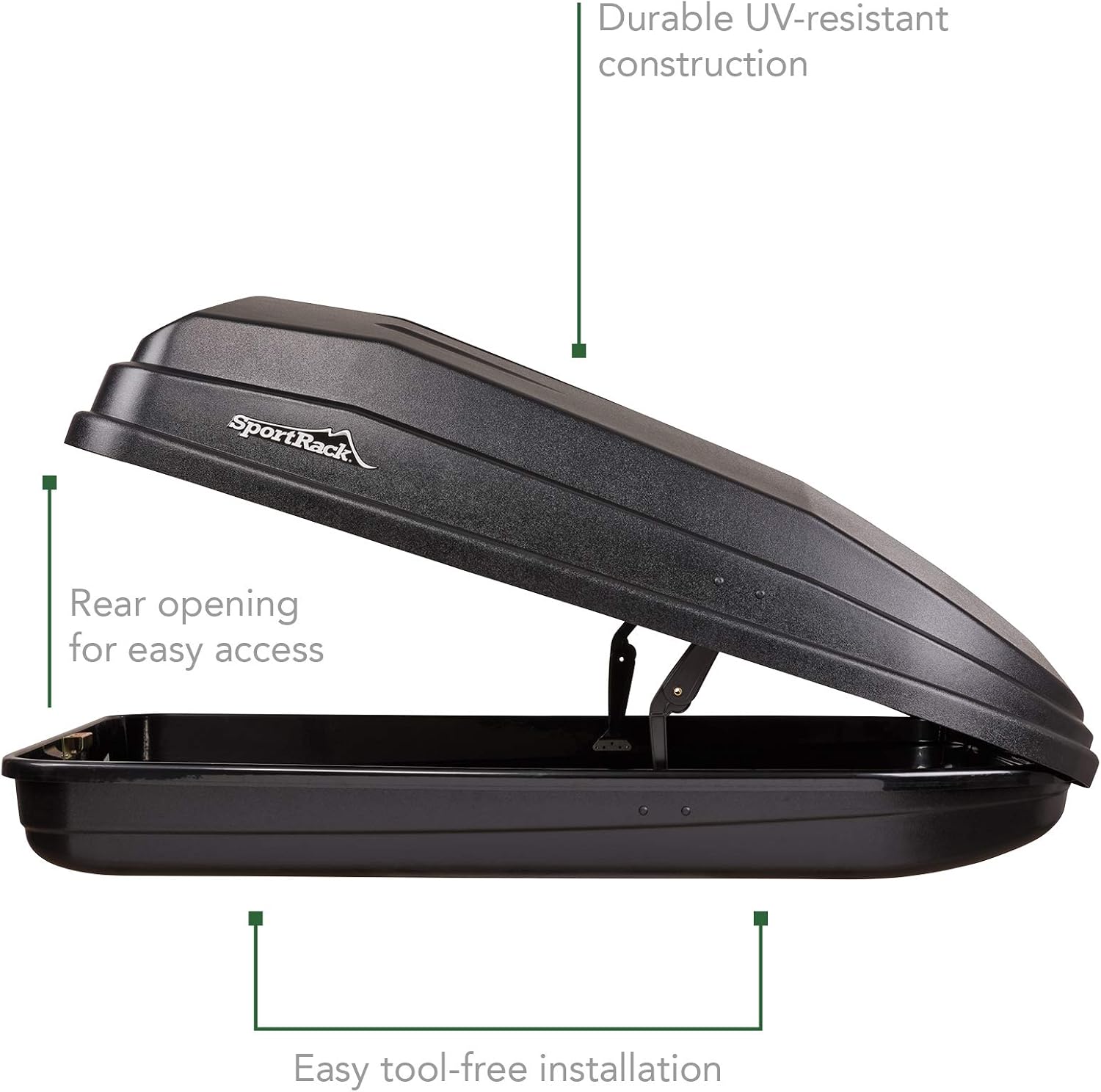Detalle de SportRack cargo box, 18 cubic feet