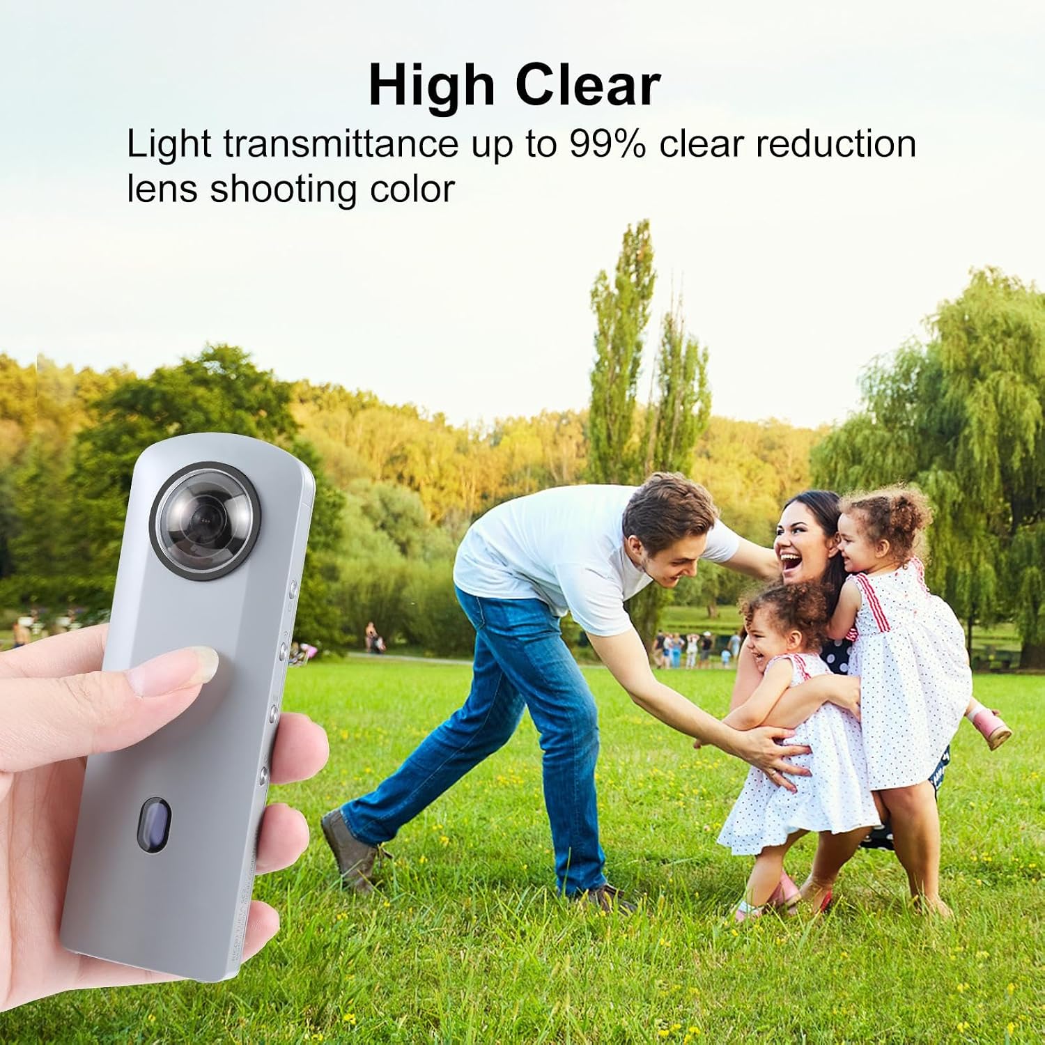 Detalle 2 de PULUZ Lens Guards for Ricoh Theta SC2 lens protector