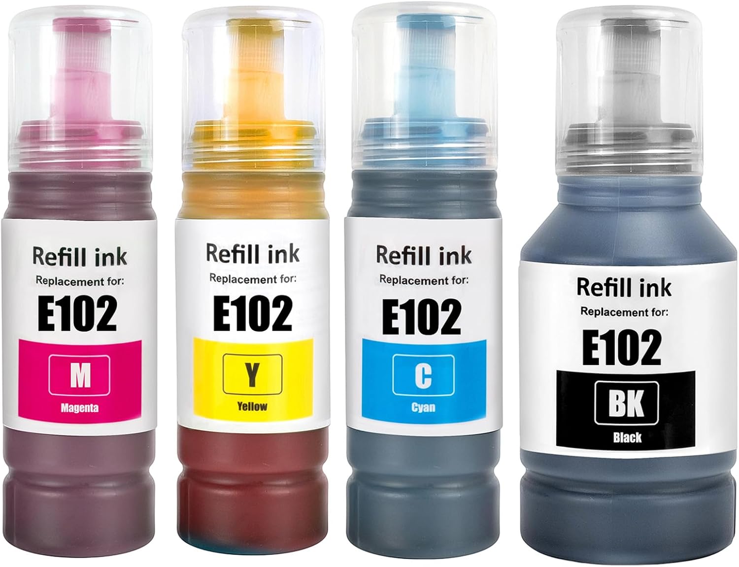 Detalle de LAIPENG 102 Multipack compatibile Epson: kit di inchiostro originale compatibile per Ecotank ET-2750/ET-2751/ET-2756 e altri