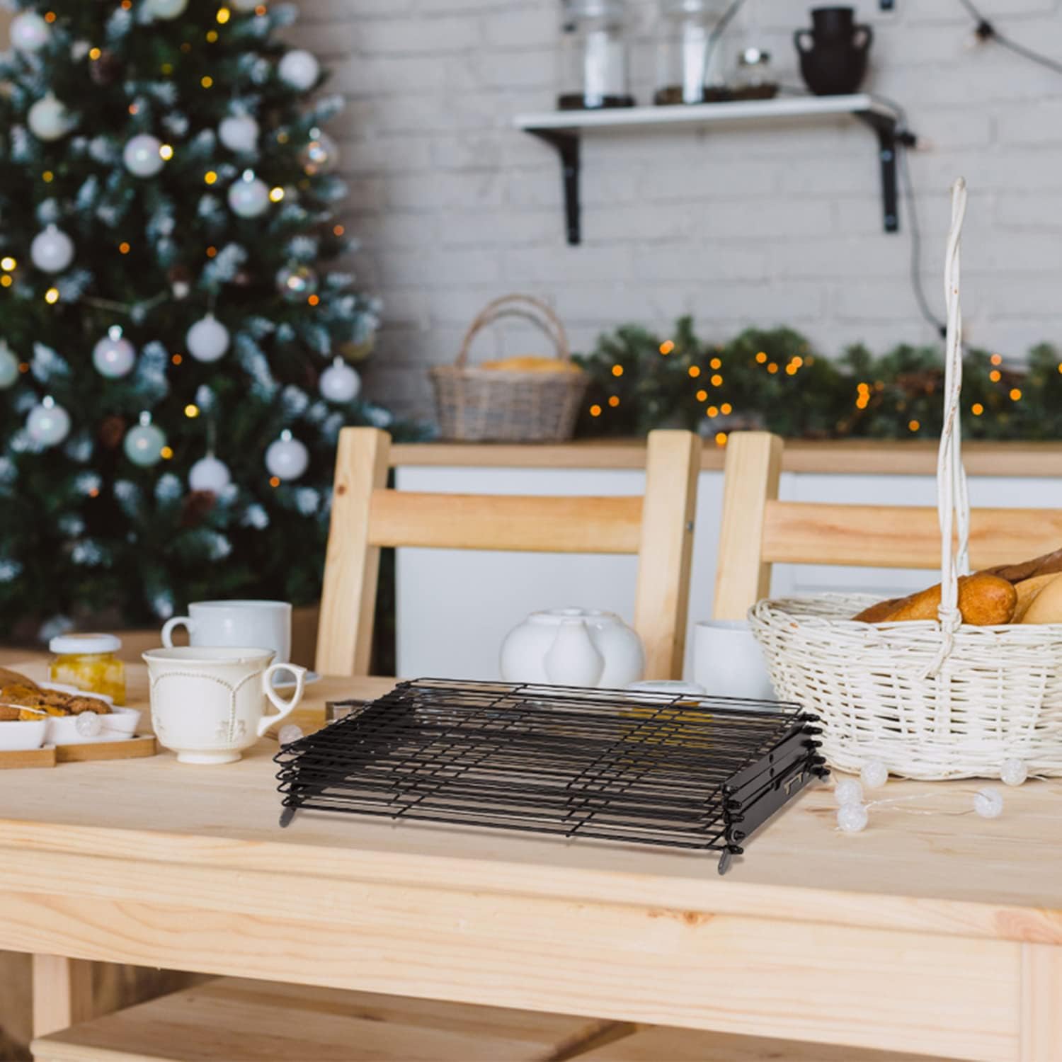 Thumbnail 6 de Geesta Collapsible Cooling Rack 4-Tier 🍪