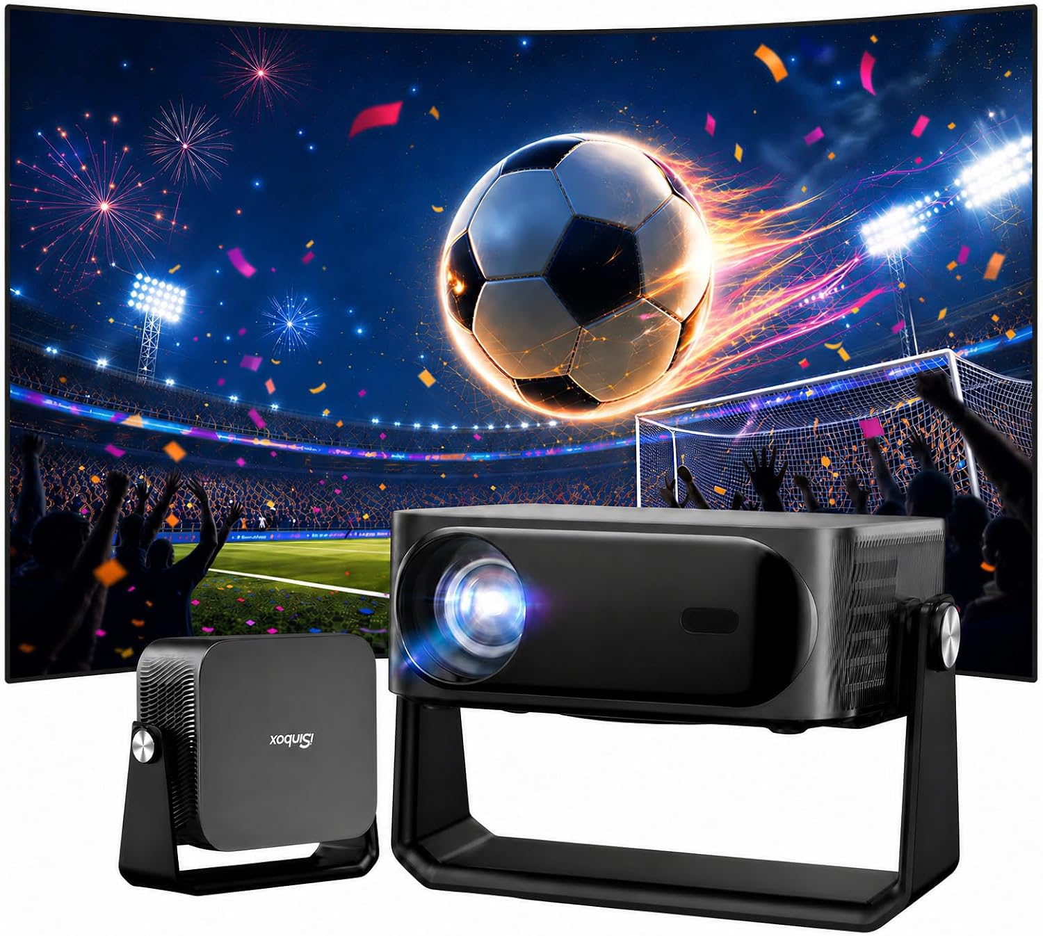 Detalle de iSinbox 4K Smart Beamer mit Autofokus und HDR10+