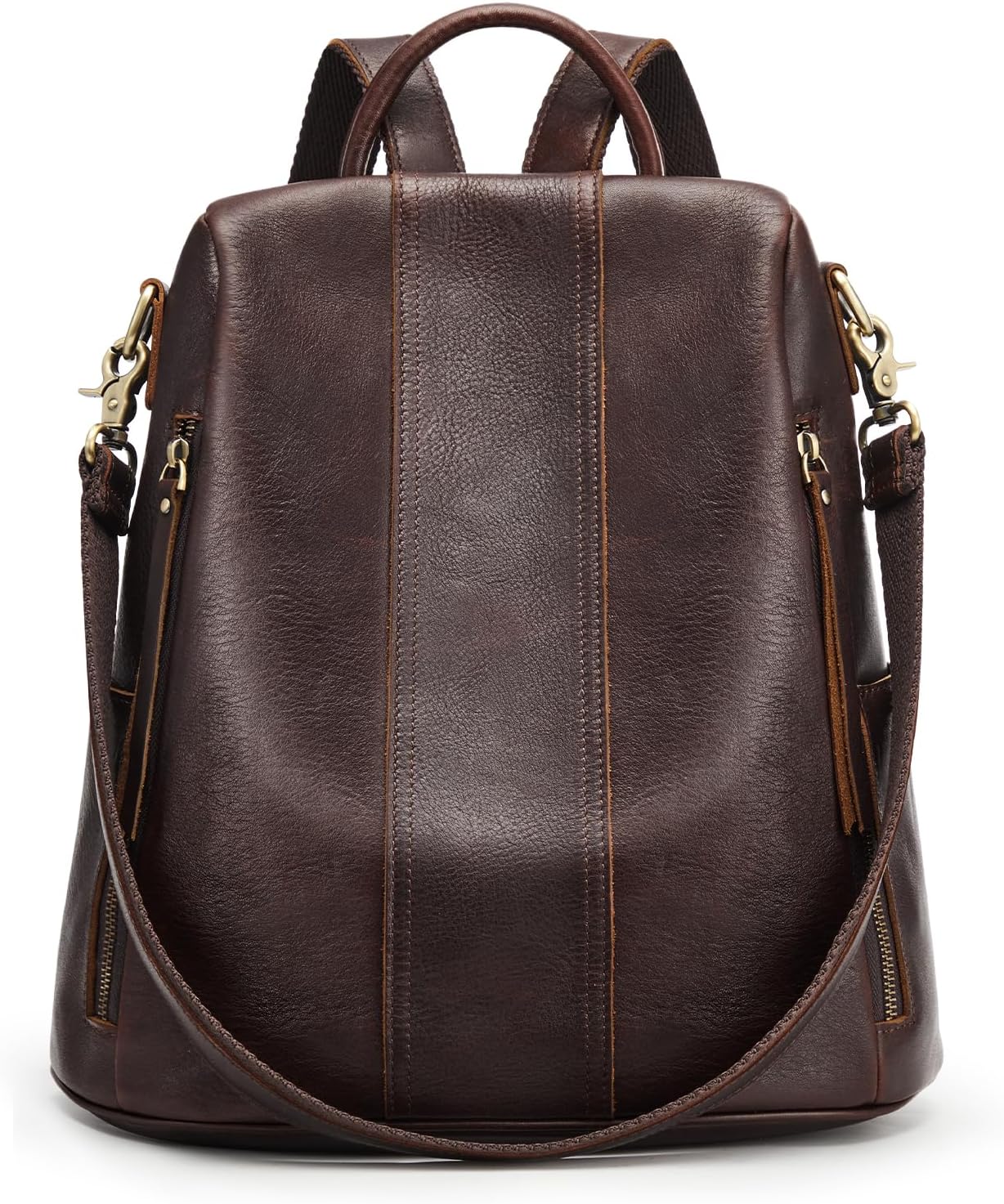 Thumbnail 6 de S-ZONE Femmes Sac à Dos en Cuir Souple – Sac à Dos, Fourre-tout et Anti-vol en cuir véritable
