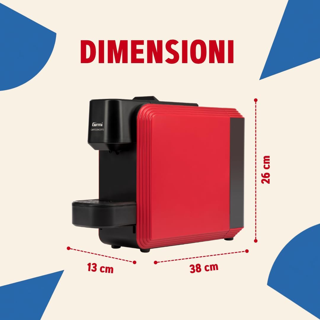 Detalle 2 de Girmi MC75W koffiemachine voor papieren pads, 1 l, 1400 W, 20 bar