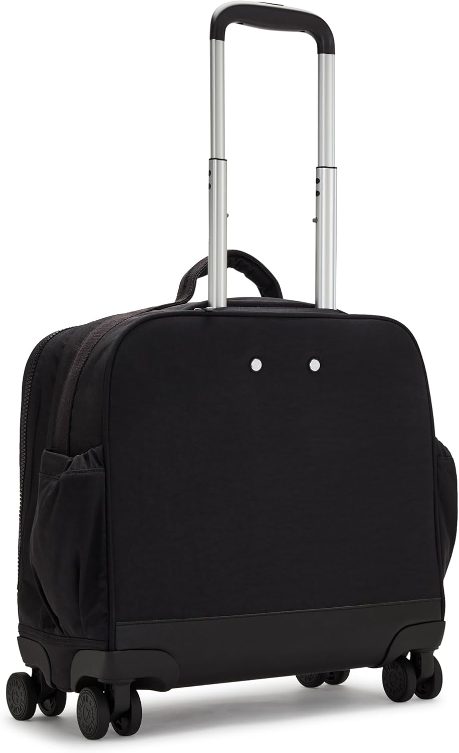 Detalle de Kipling NEW STORIA Große Rolltasche Carry-On in True Black – robuster Begleiter für Reise- unauffällig organisiert
