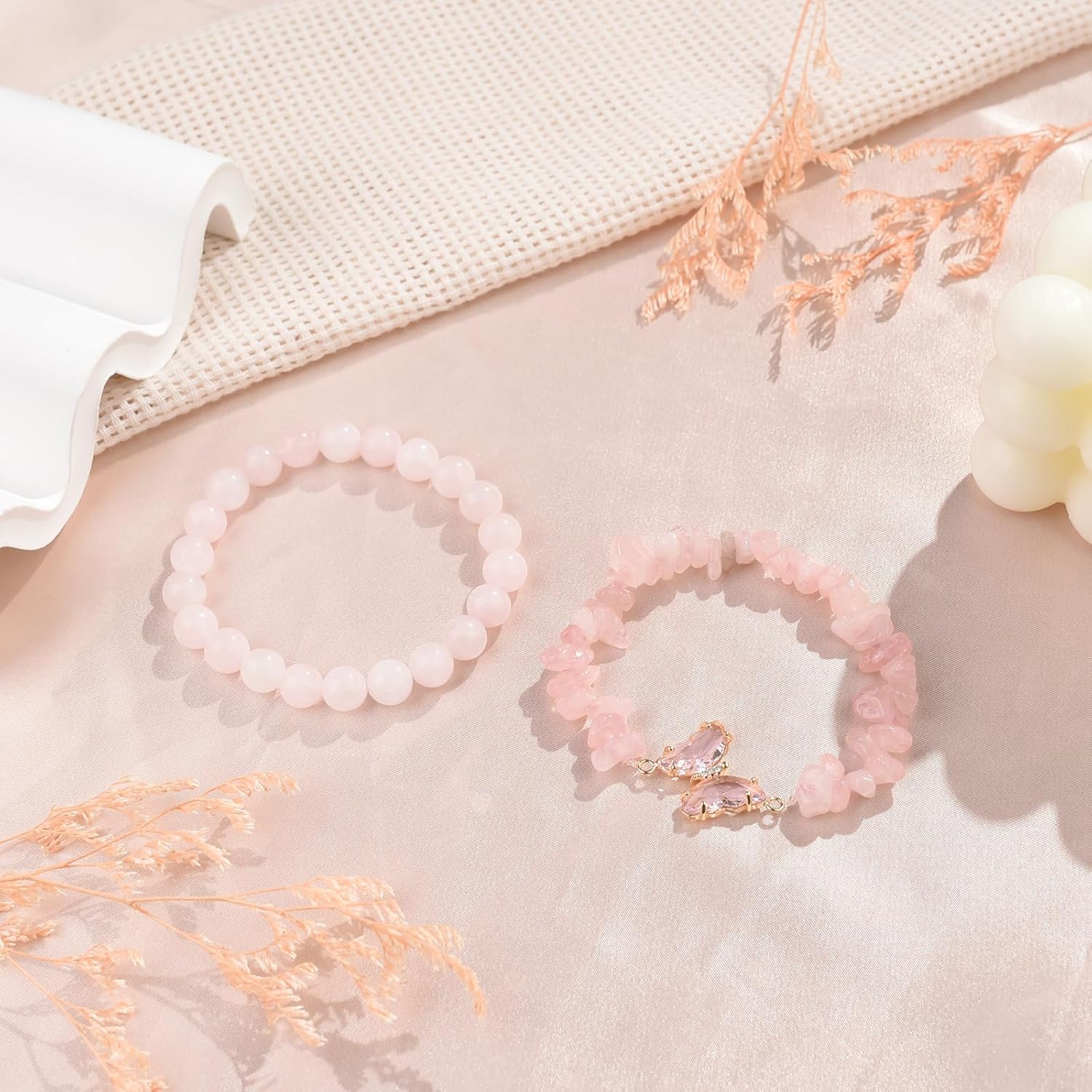 Thumbnail 4 de Bracelet CheersLife pour femme en pierres naturelles avec message de soutien