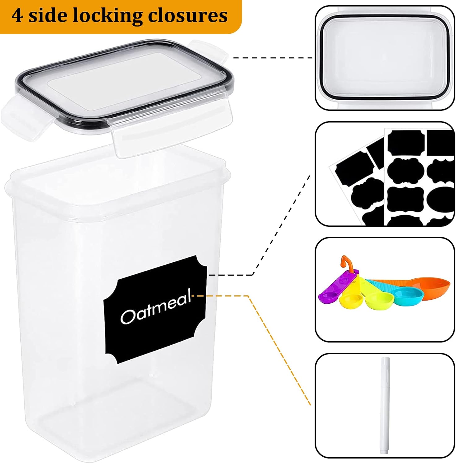 Thumbnail 4 de stusgo Airtight Food Storage 42 pack