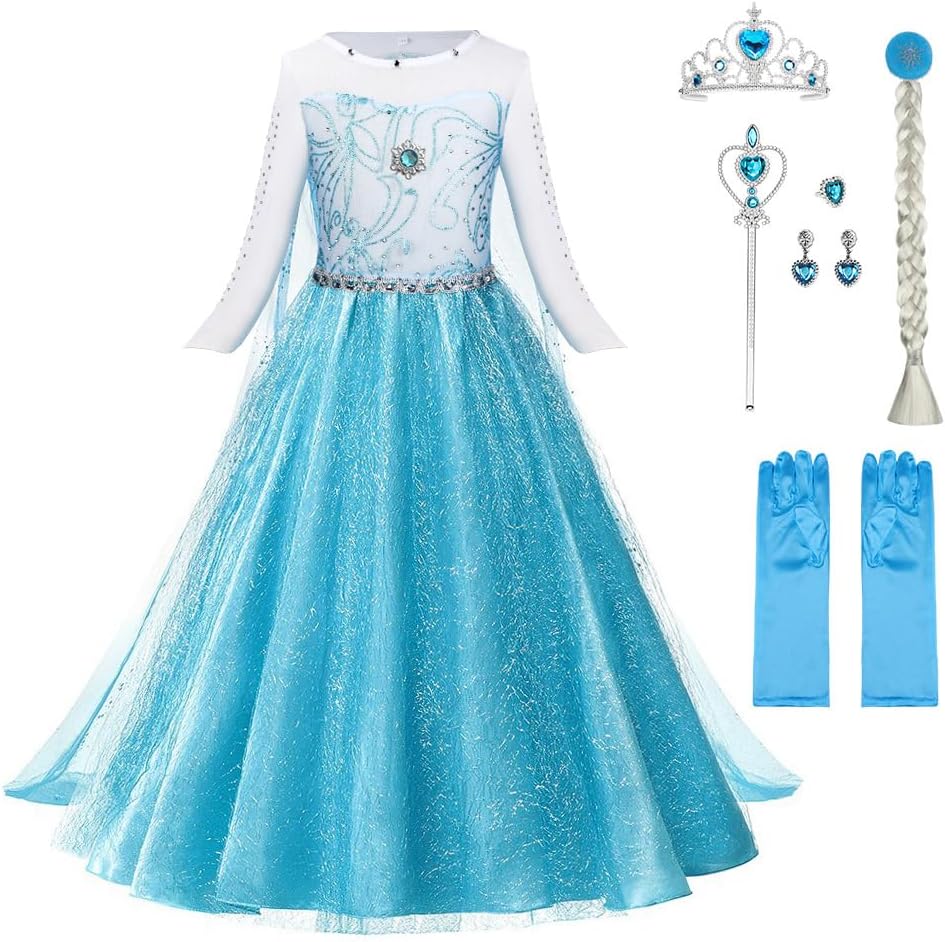 Detalle de URAQT Princess Dress for Girls