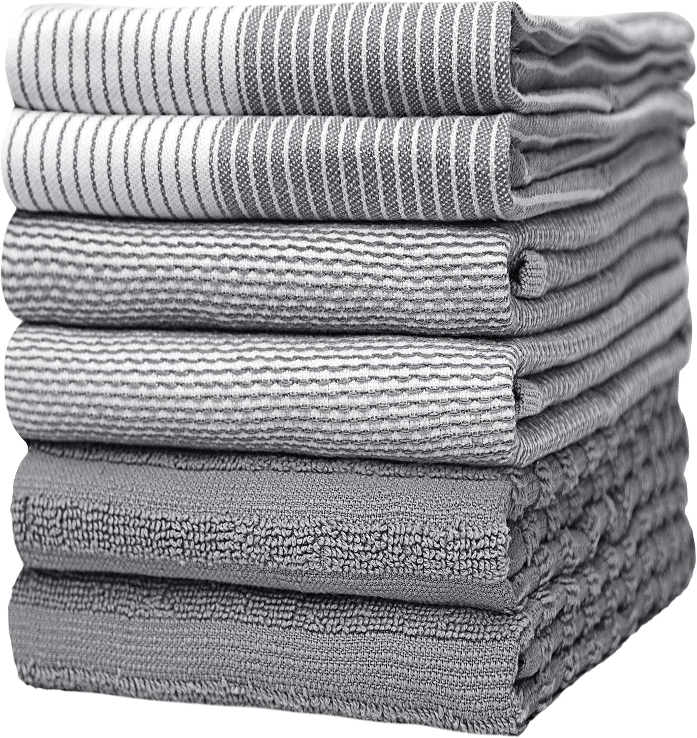 Detalle de Premium Kitchen Towels 20x28, 6-Pack 🧻