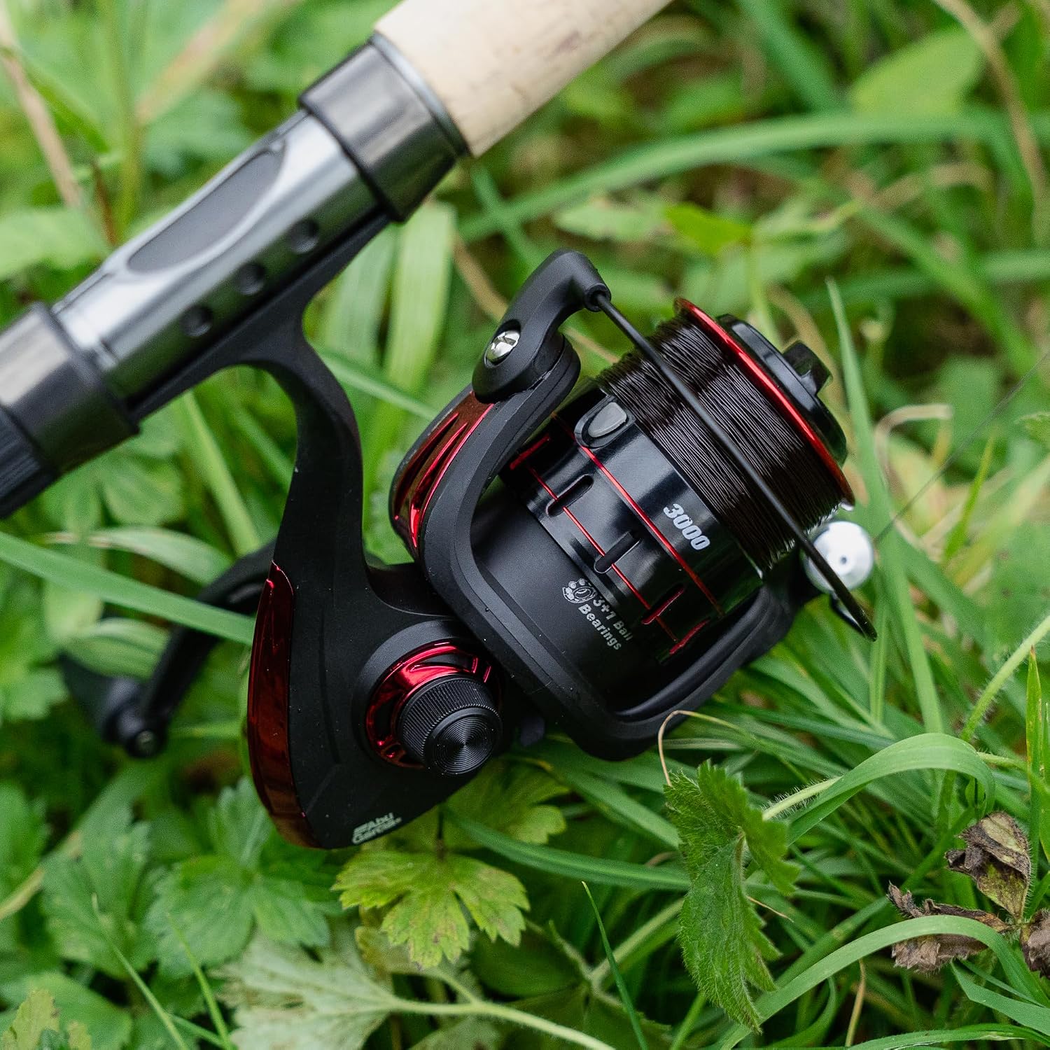 Detalle de Abu Garcia Cardinal X Allround Spinning – Mulinello robusto e leggero per pesca predatoria e torrente