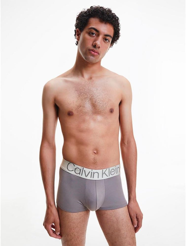 Detalle de Calvin Klein Herren Bóxer-Trunk STEEL-MICRO – nachhaltig, elegant und komfortabel