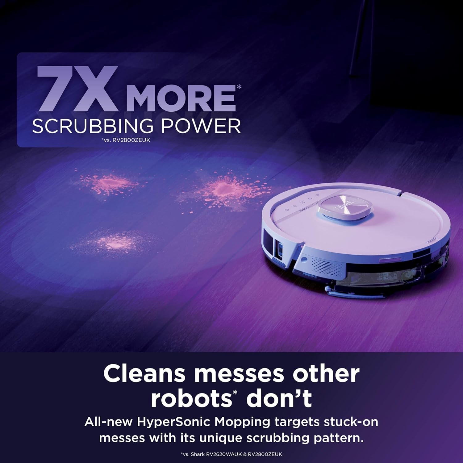 Thumbnail 3 de Shark PowerDetect UV Reveal Robot Mop and Vacuum AV3010XEUKWH