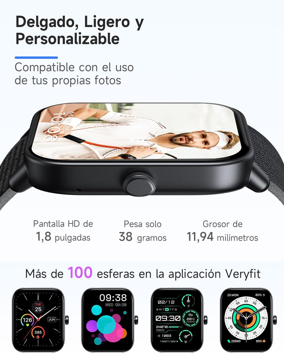 Thumbnail 5 de TOOBUR Reloj Inteligente Deportivo IP68 con Alexa 🕒