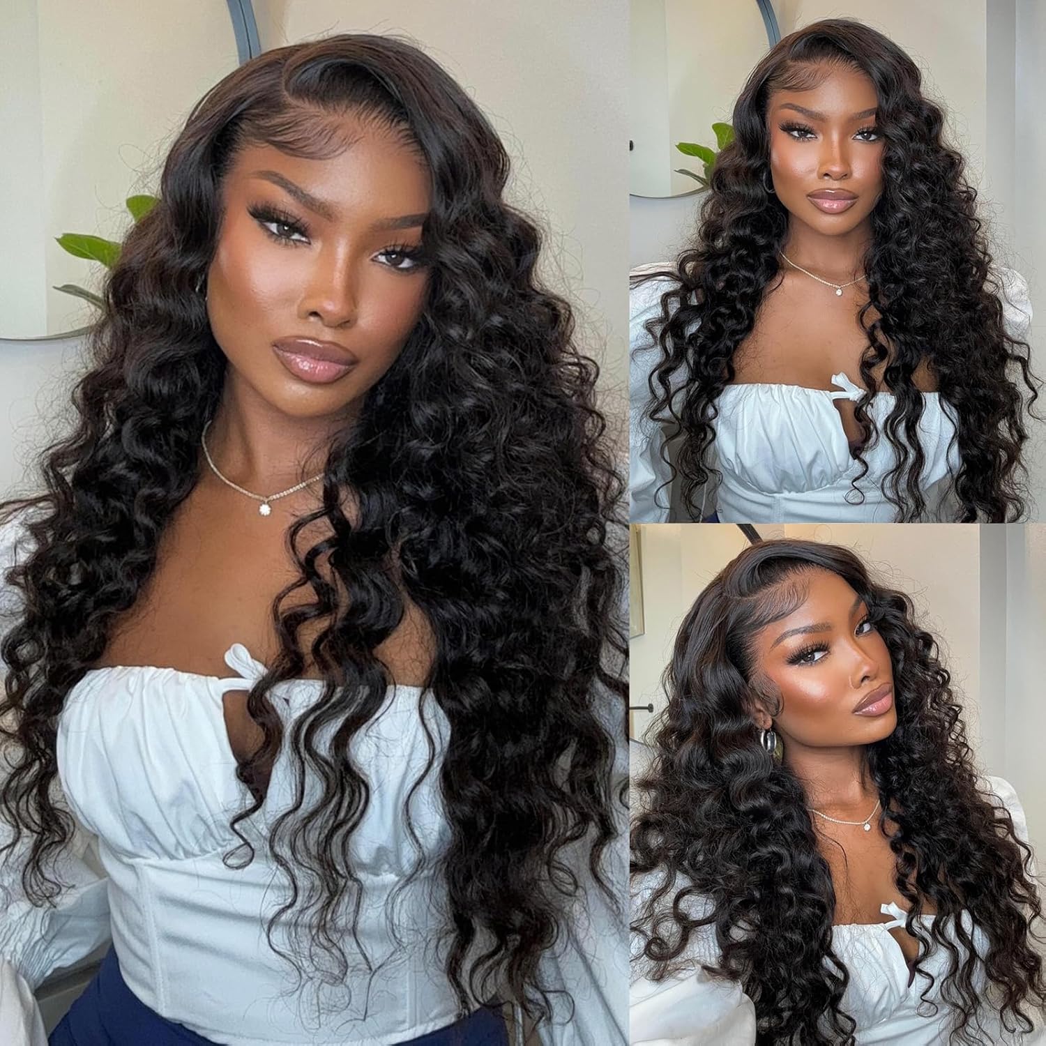 28 Inch Loose Wave Lace Front Wig