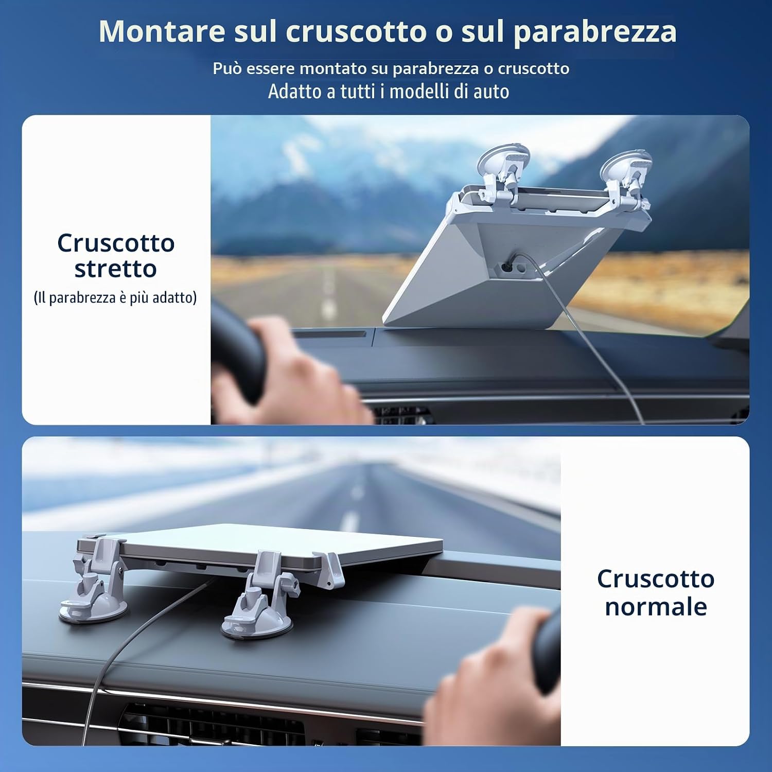 Thumbnail 3 de DuHeSin Starlink - Mini supporto ventosa per cruscotto e parabrezza: compatibilità esclusiva con Starlink Mini