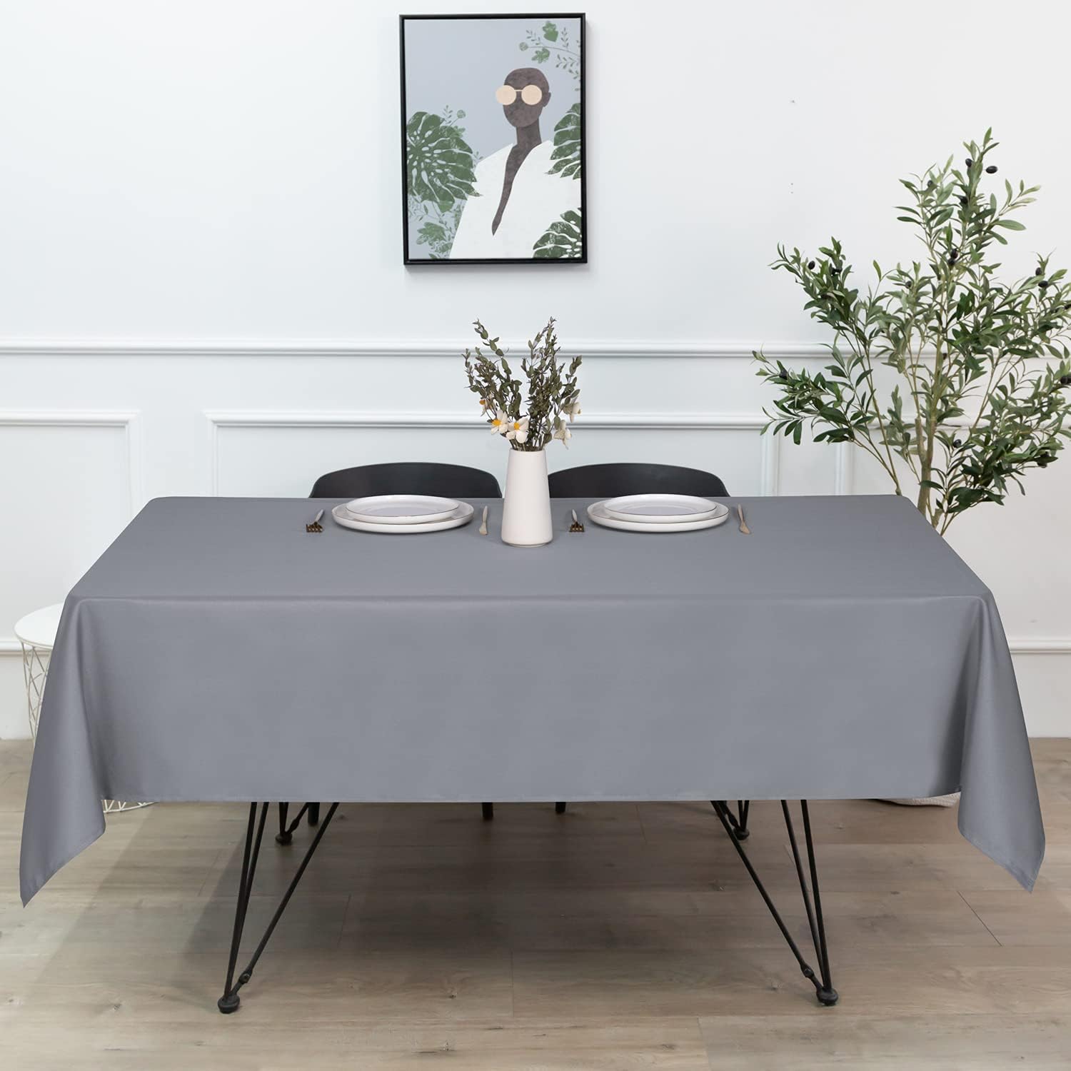 Thumbnail 5 de sancua Square Tablecloth 54 x 54 Inch washable polyester 🧾