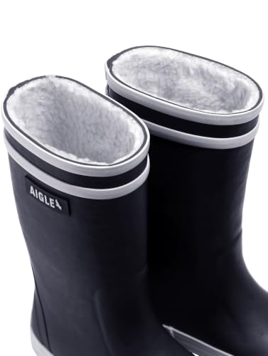 Thumbnail 3 de Aigle Mixte enfant Lolly Pop Fur 2 Bottes de pluie Marine, 32 EU