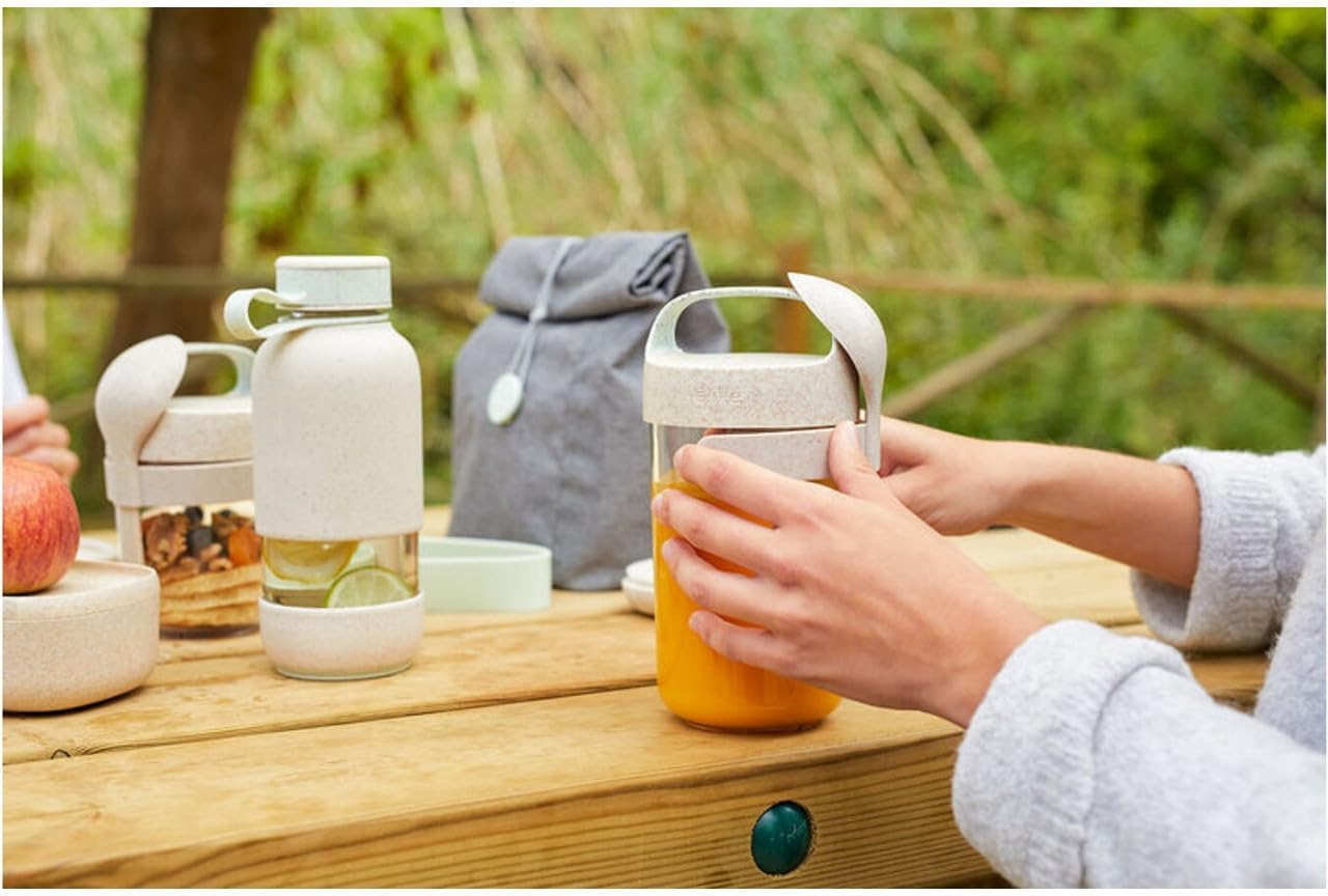 Detalle de Lékué Jar To Go Organic 600 ml, Hermética y Práctica 🥙