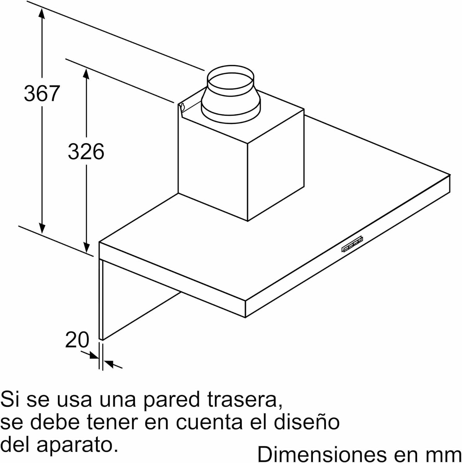 Thumbnail 8 de Balay 3BC097EX - Campana Extractora Pared 90 cm con LED