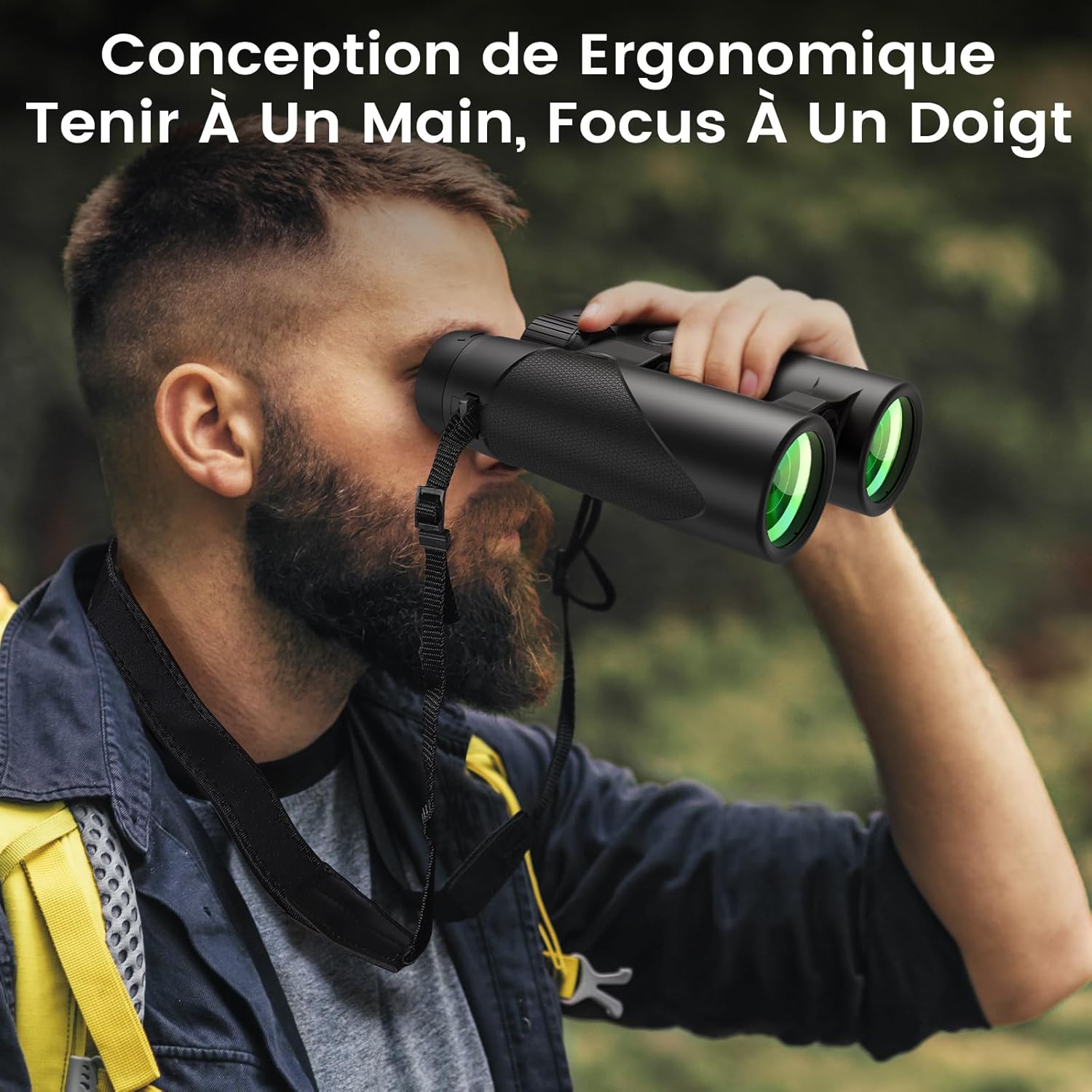 Thumbnail 1 de Jumelles adultes Timorn 8x42 HD étanches (jusqu’à 1 m pendant 30 min) avec adaptateur téléphone et trépied