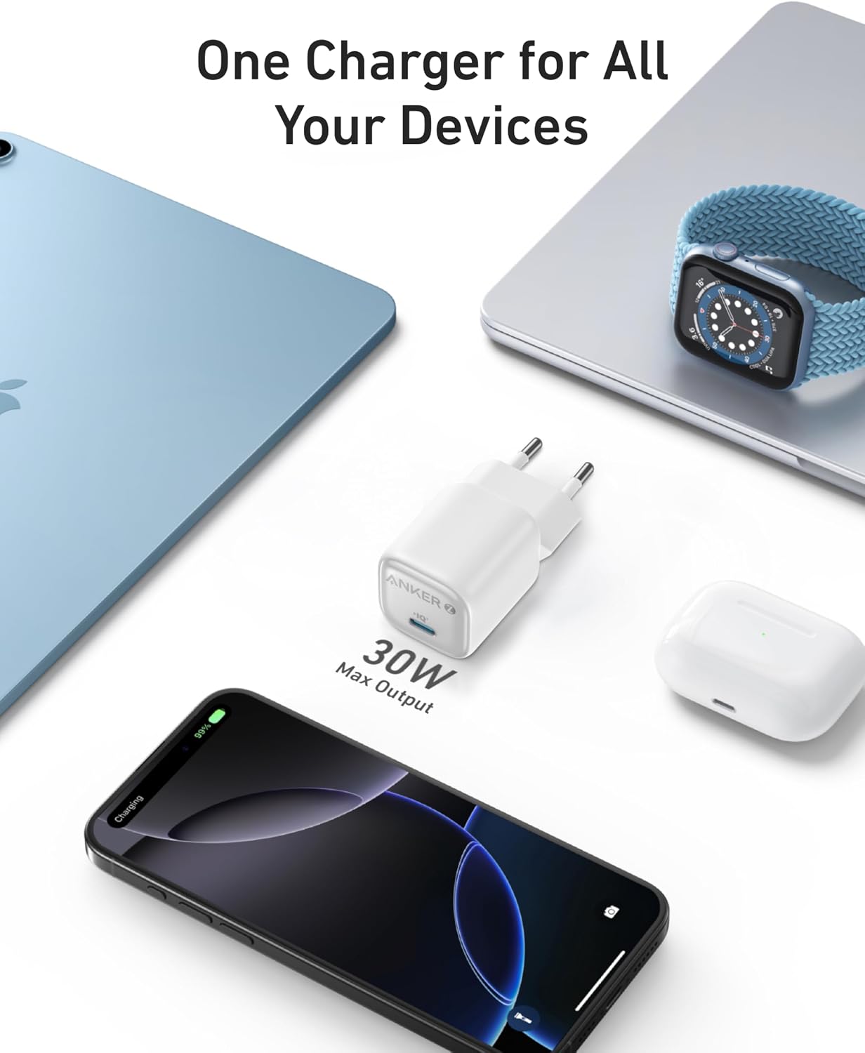 Thumbnail 5 de Anker Zolo 30W Cargador USB-C rápido