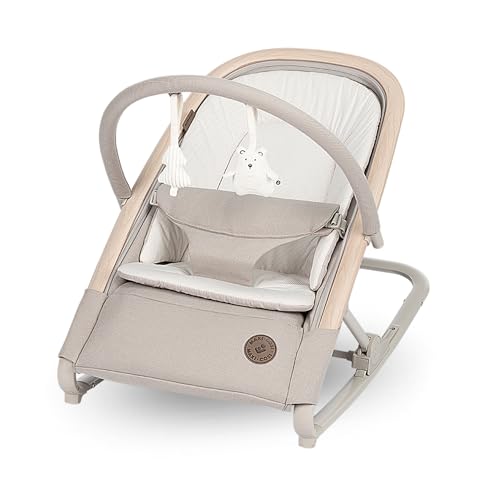 Imagen de Maxi-Cosi Kori: Hamaca 2 en 1 para bebé (0–15 kg) con arco de juegos y tela 100% reciclada en OfertitasTOP