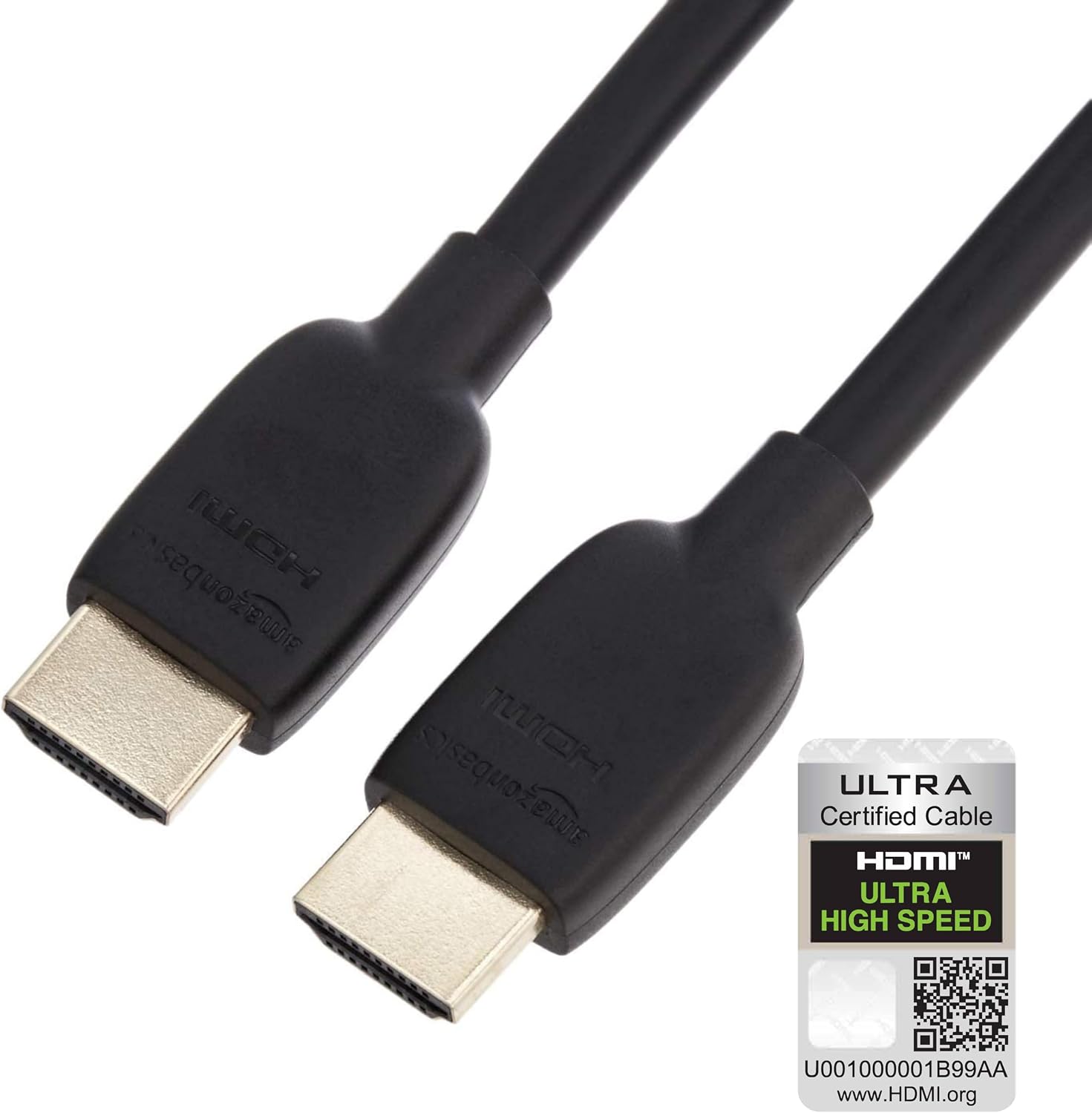 Detalle de Amazonベーシック HDMI2.1-BLACK-10FT-BASIC HDMIケーブル 3.0m、48Gbps・8K/60Hz・4K/120Hz対応