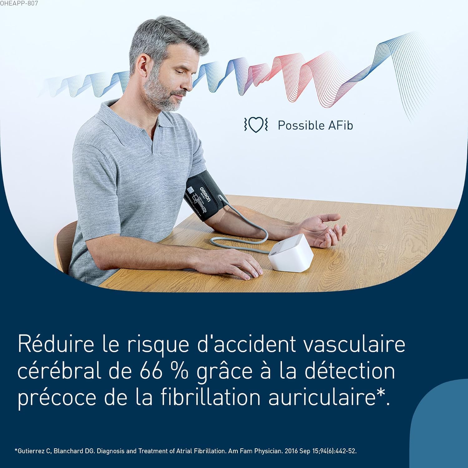 Detalle 2 de OMRON X3 Comfort AFib Tensiomètre bras 22–42 cm