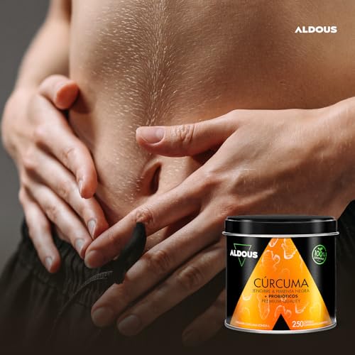Thumbnail 6 de Curcuma con Jengibre y Pimienta Negra PROBIÓTICOS de Aldous Bio – 250 cápsulas