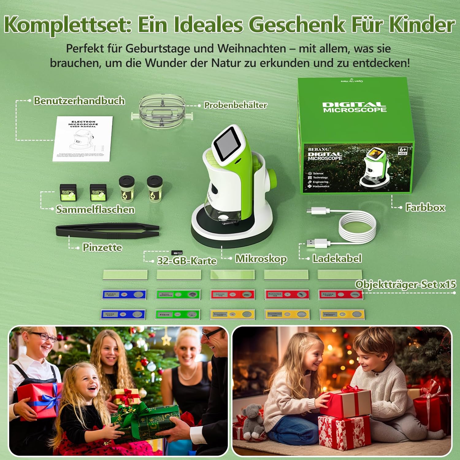 Thumbnail 6 de Kinder-Handmikroskop Mini 1000X