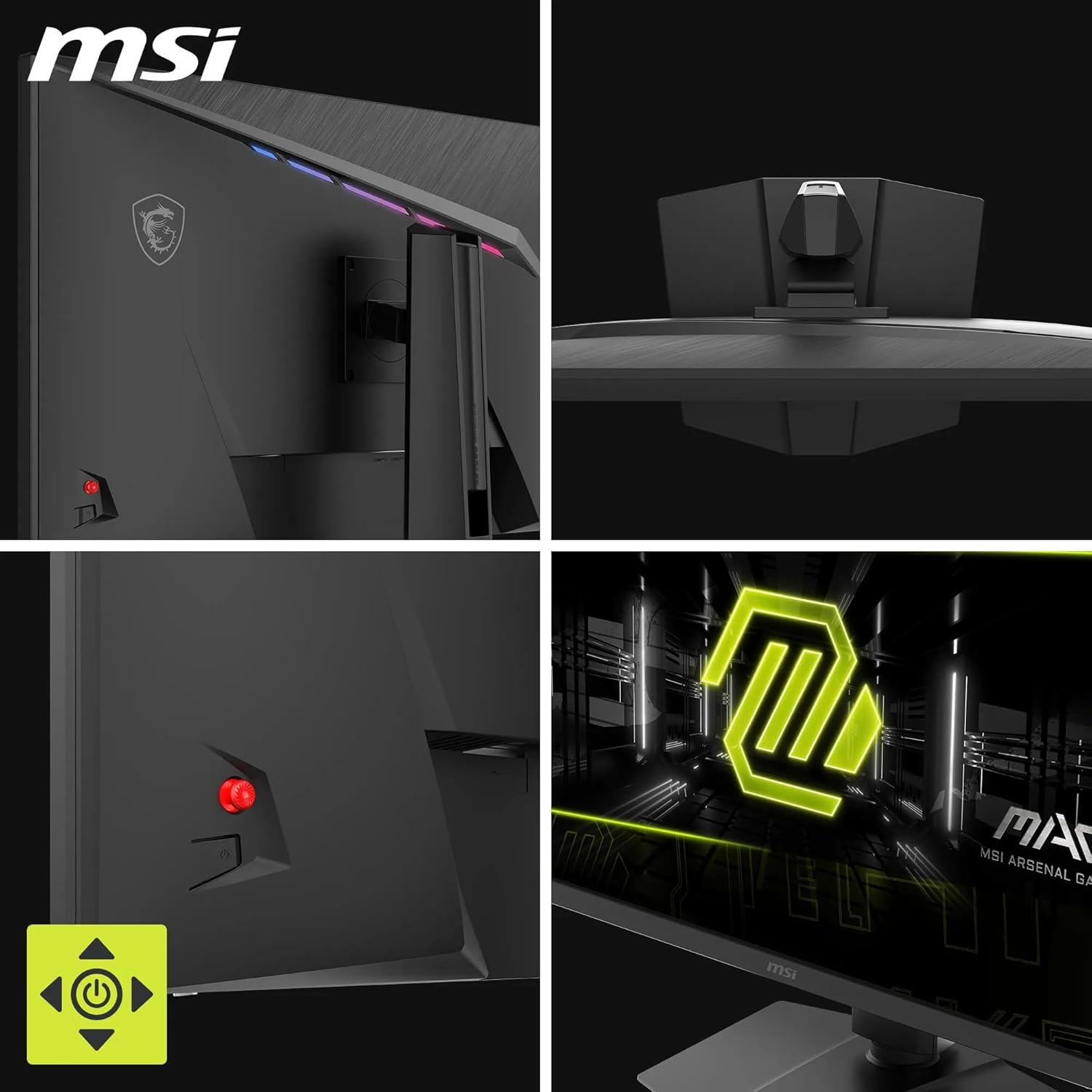 Detalle 1 de MSI MAG 322URDF E16 32 Zoll 4K Gaming-Monitor
