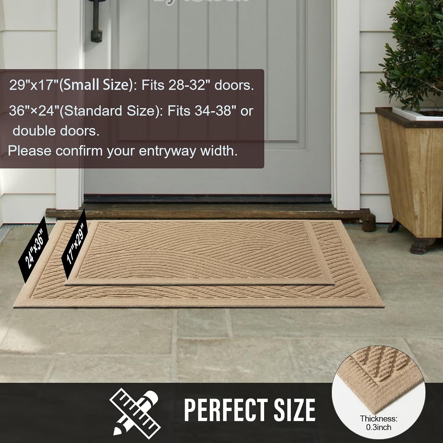 Detalle de HIYARD Doormat 29×17