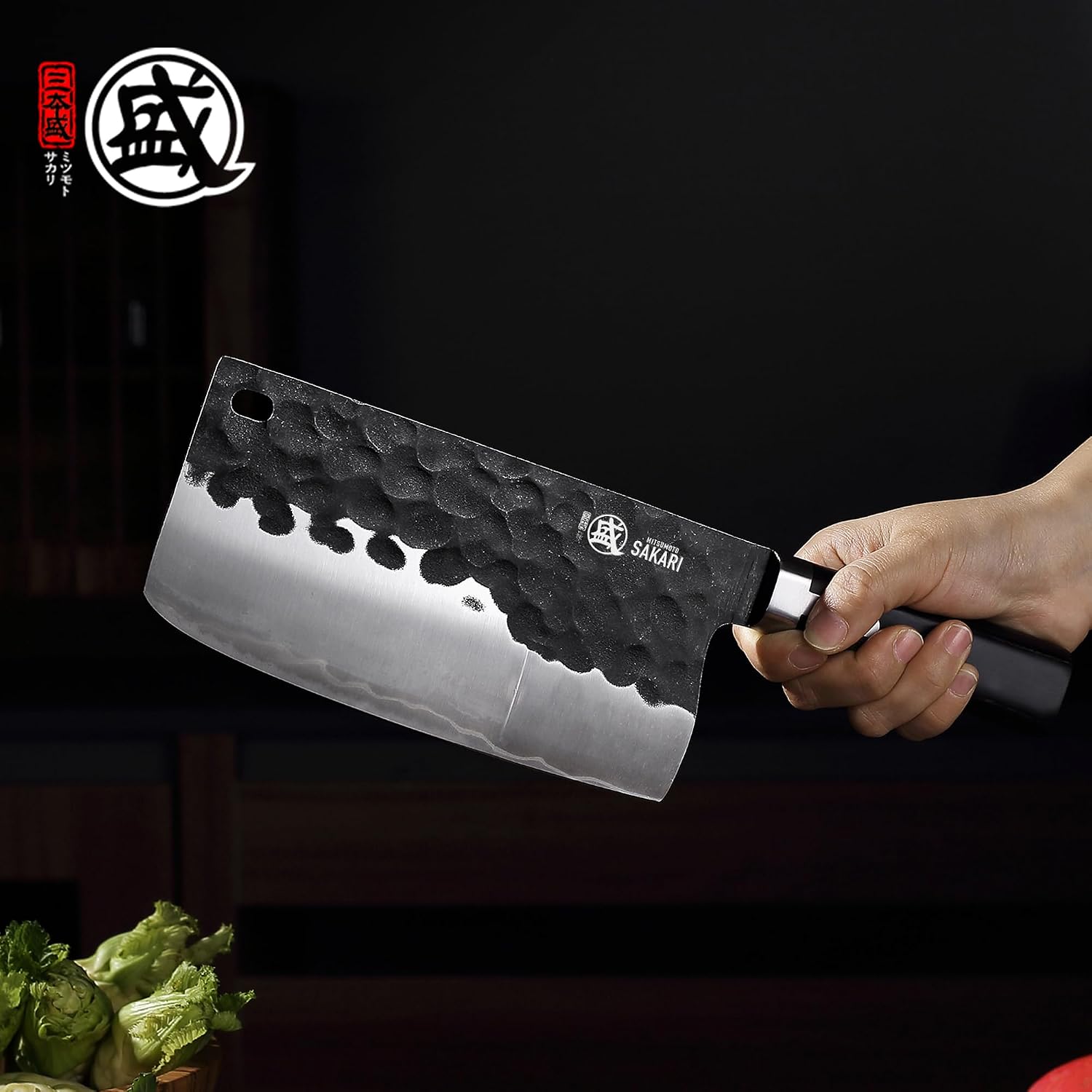 Detalle de MITSUMOTO SAKARI MS-1991-Z-IT 7-Inch Japanese Slicer, S301 Steel