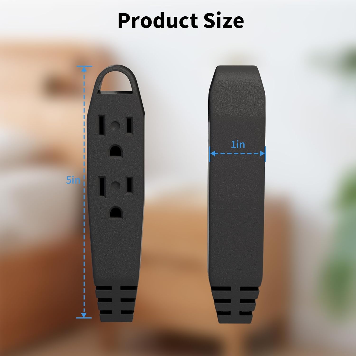 Thumbnail 6 de K KASONIC FL-110B 12-Foot Grounded 3-Outlet Extension Cord, 2-Pack