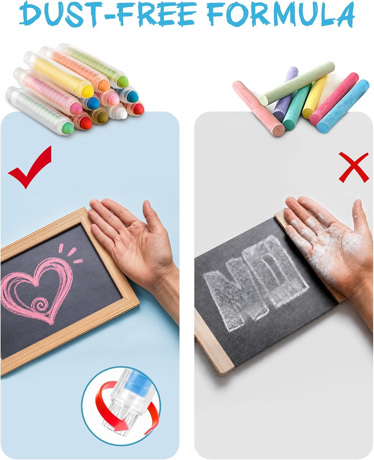 Thumbnail 3 de NewFamily Dustless Chalk 12 pcs