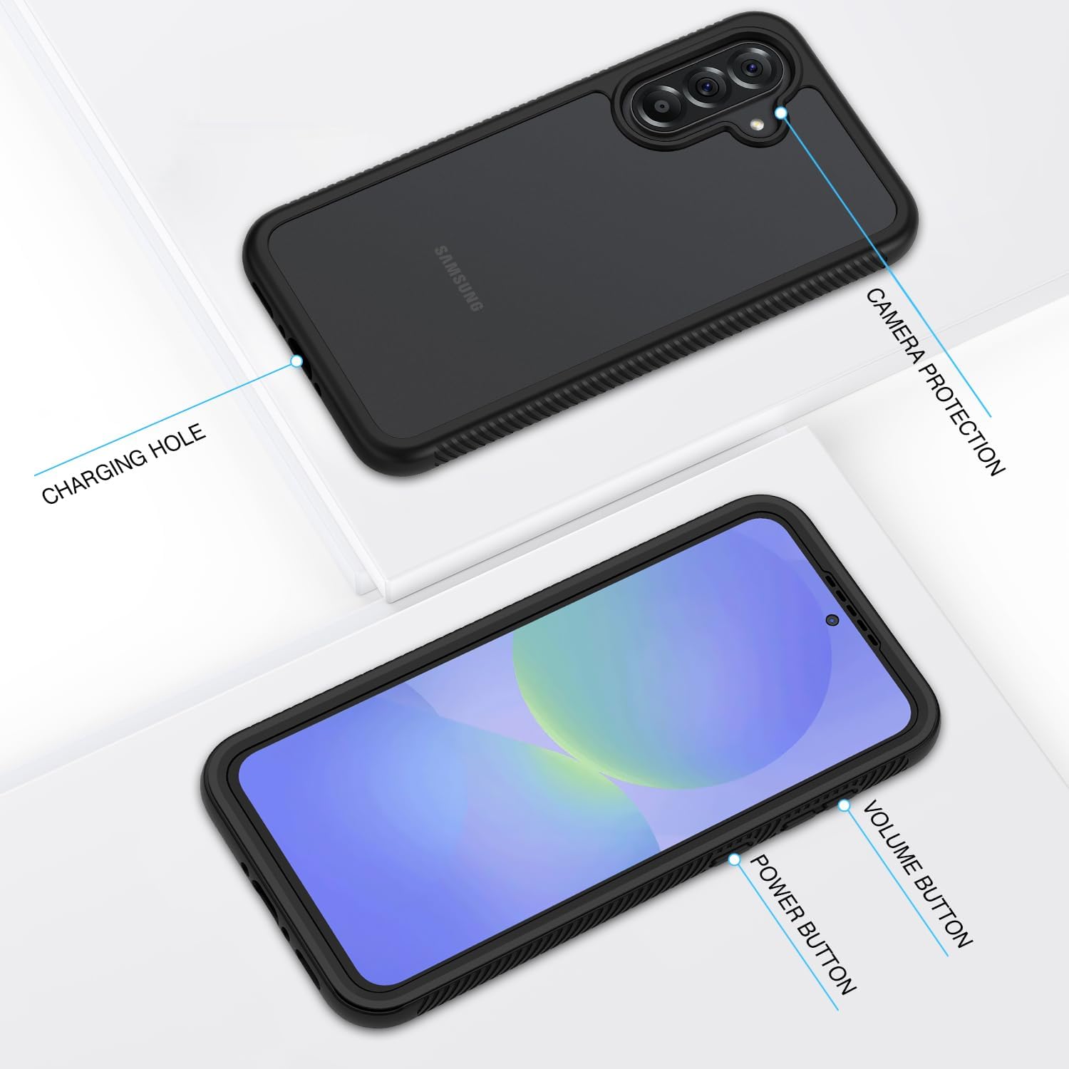 Thumbnail 4 de CENHUFO Samsung A56/A36 Case with Screen Protector