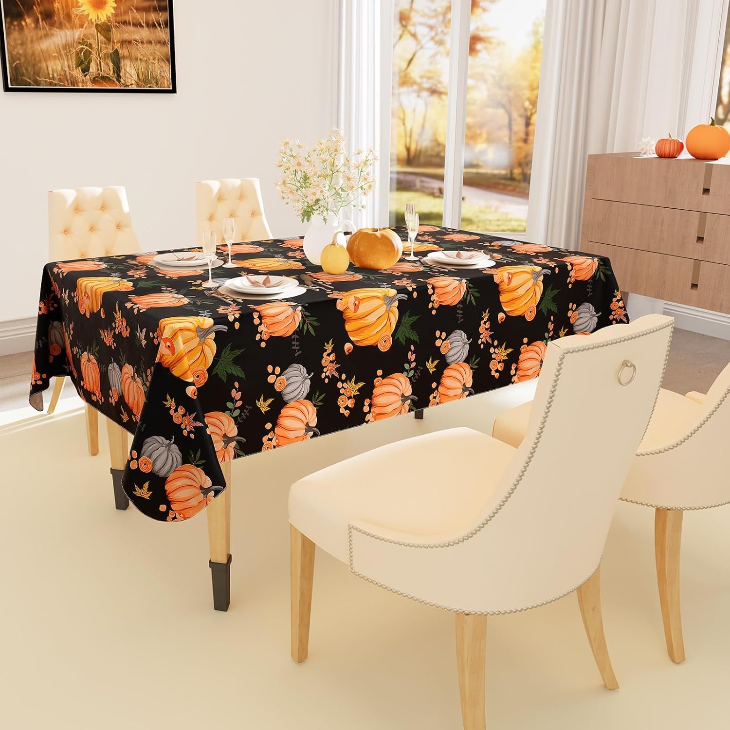 Detalle 2 de Smiry Vinyl Tablecloth 60" x 84