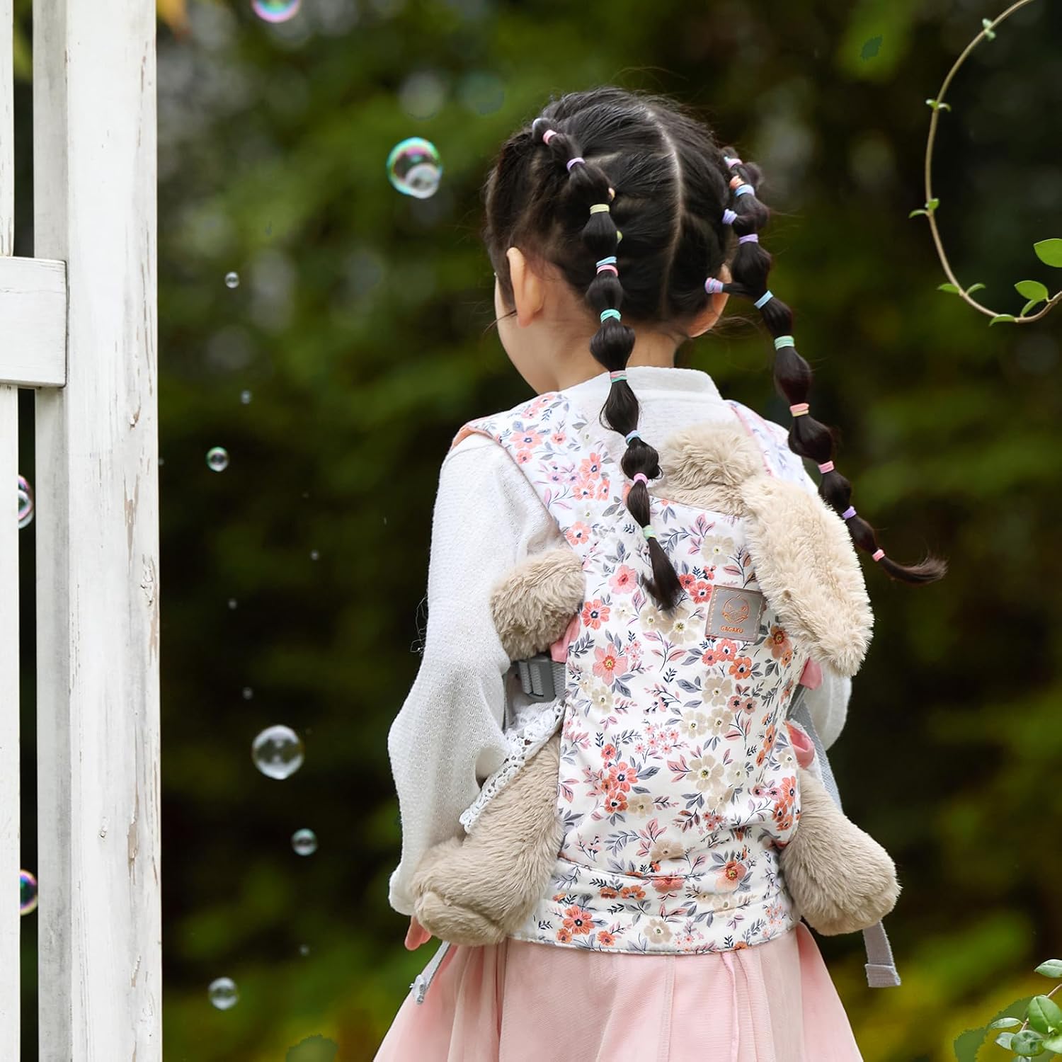 Thumbnail 6 de GAGAKU Baby Doll Carrier for Little Girls – Pink Wax Flowers
