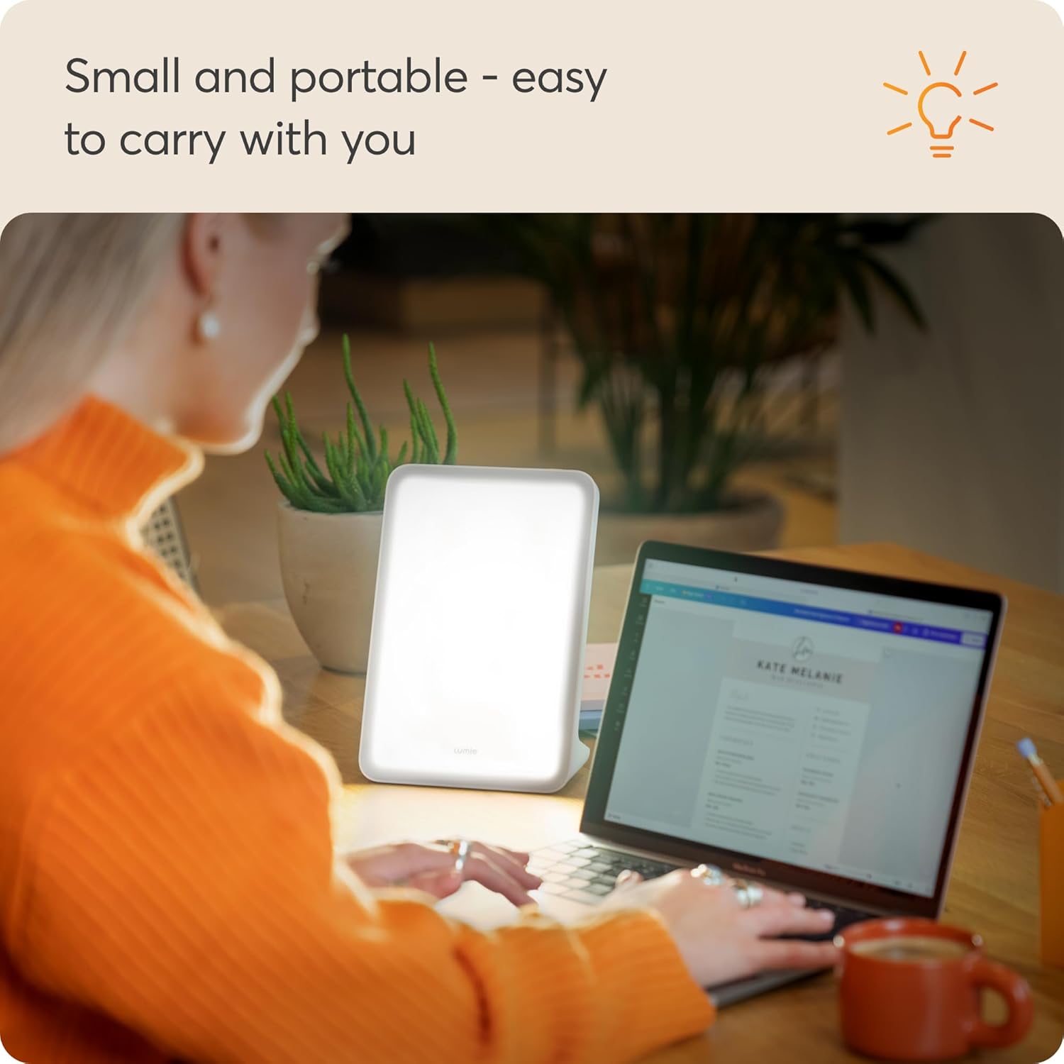 Thumbnail 2 de Lumie Mini bright light therapy lamp ⛑