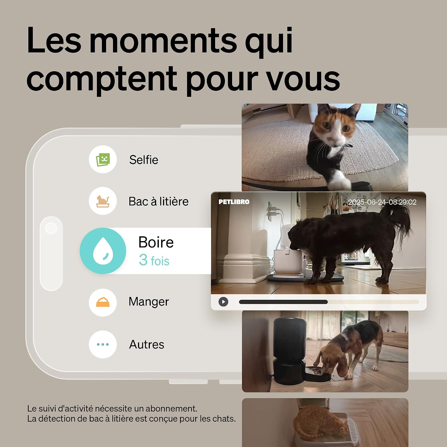 Thumbnail 2 de PETLIBRO Caméra Intelligente 360° pour chien et chat – détection multi-animaux par nom et alertes instantanées