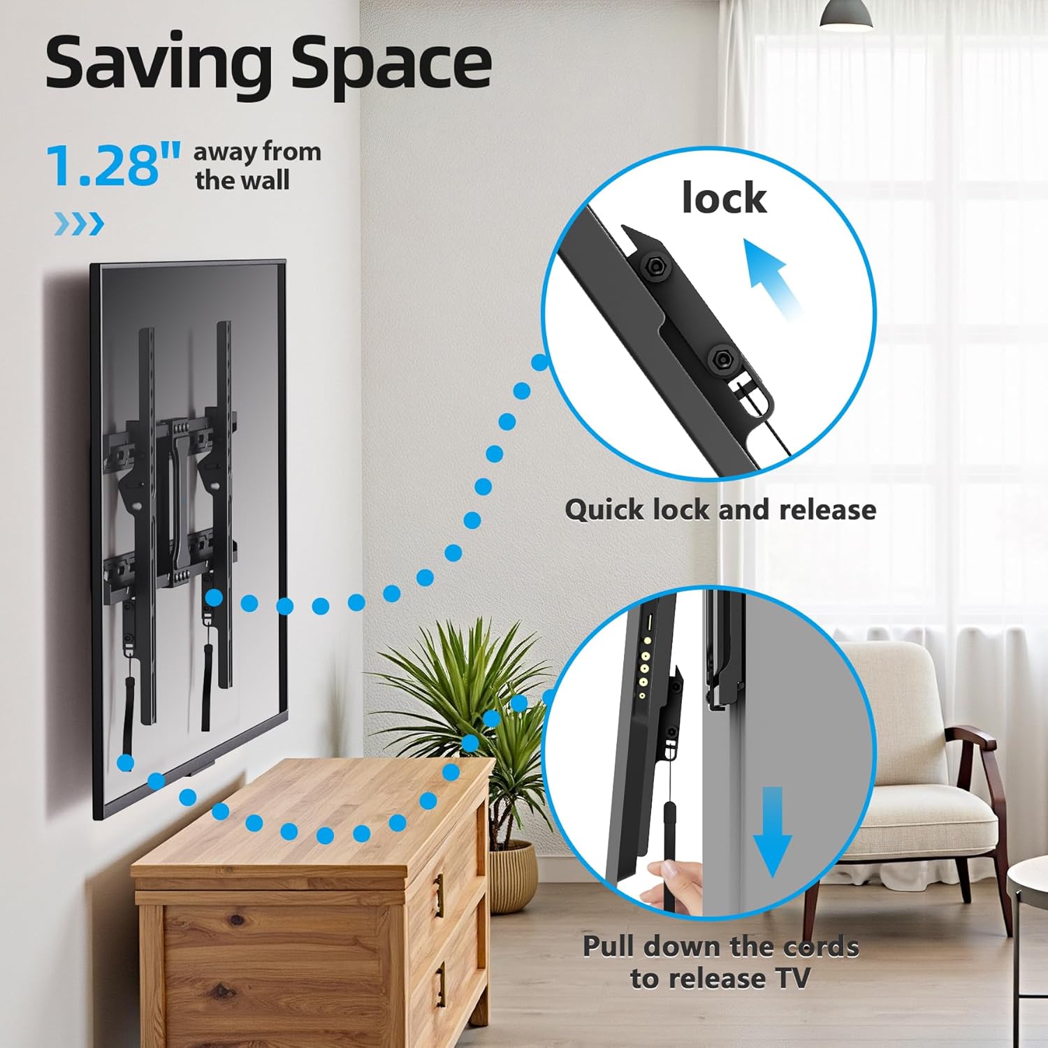 Detalle 2 de Fixed Wall Mount for 37–86 inch TVs