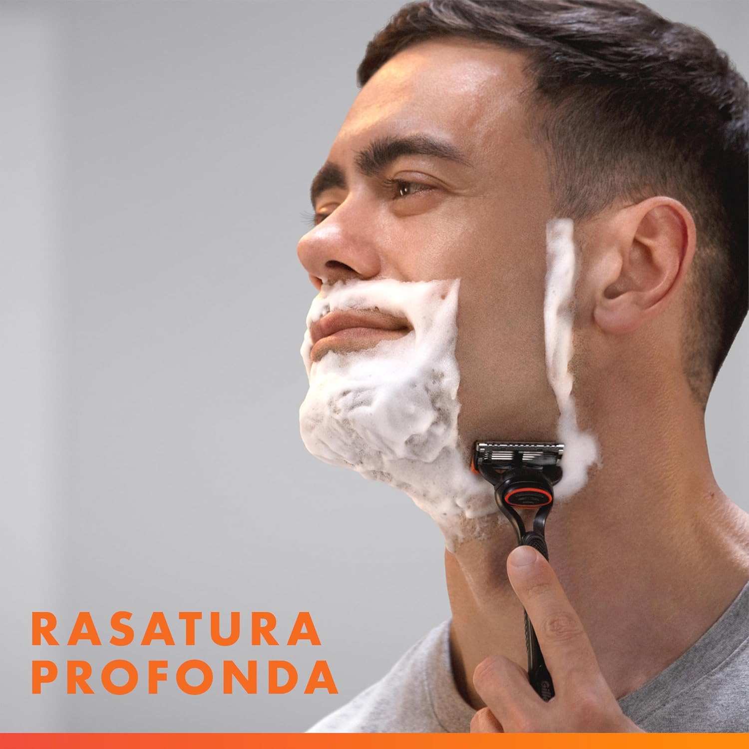 Detalle de Gillette Fusion5 Rasoio Barba: Set completo con 1 rasoio + 12 lamette di ricambio