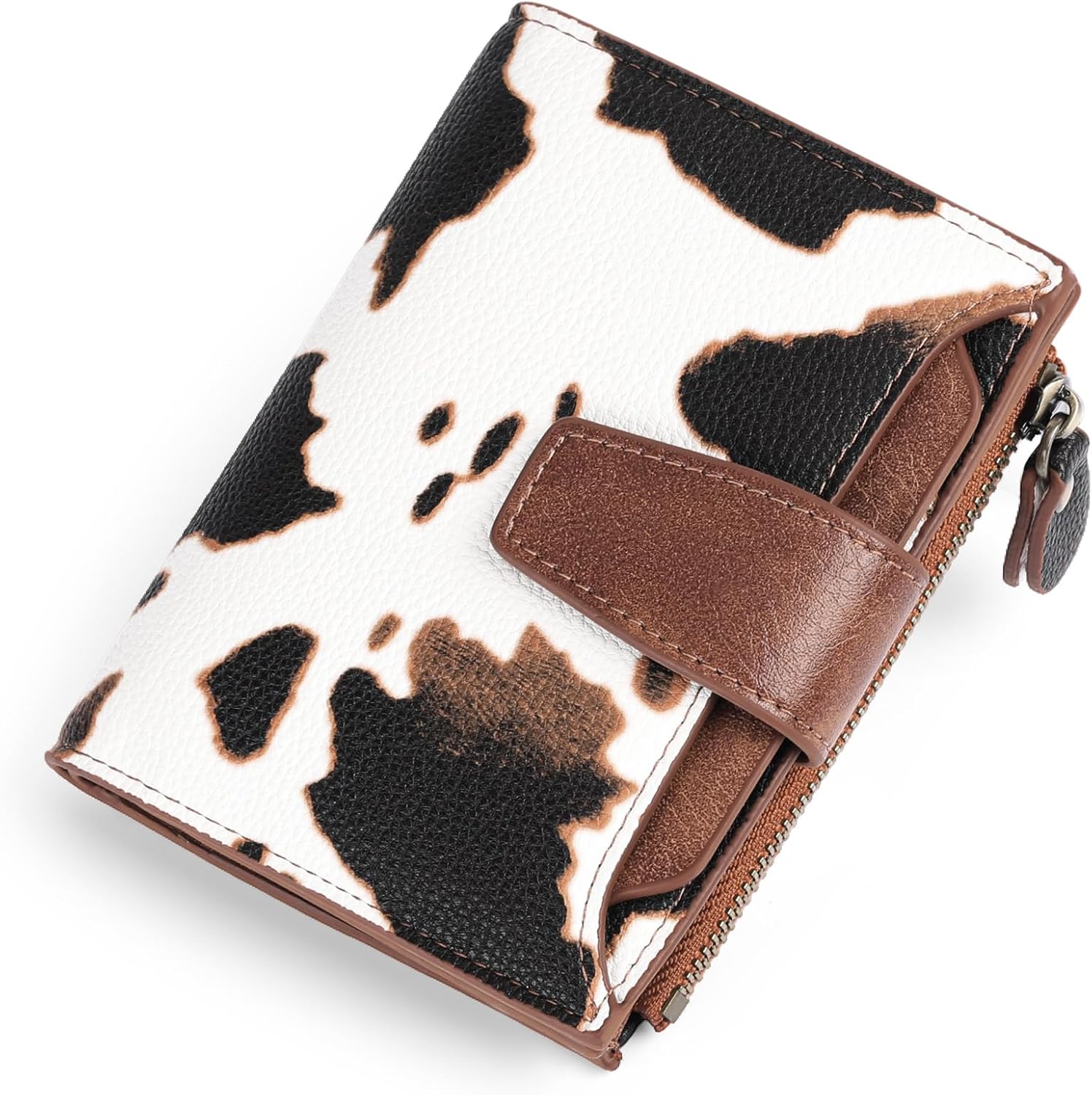 Thumbnail 4 de SENDEFN Women's RFID leather compact bi‑fold wallet