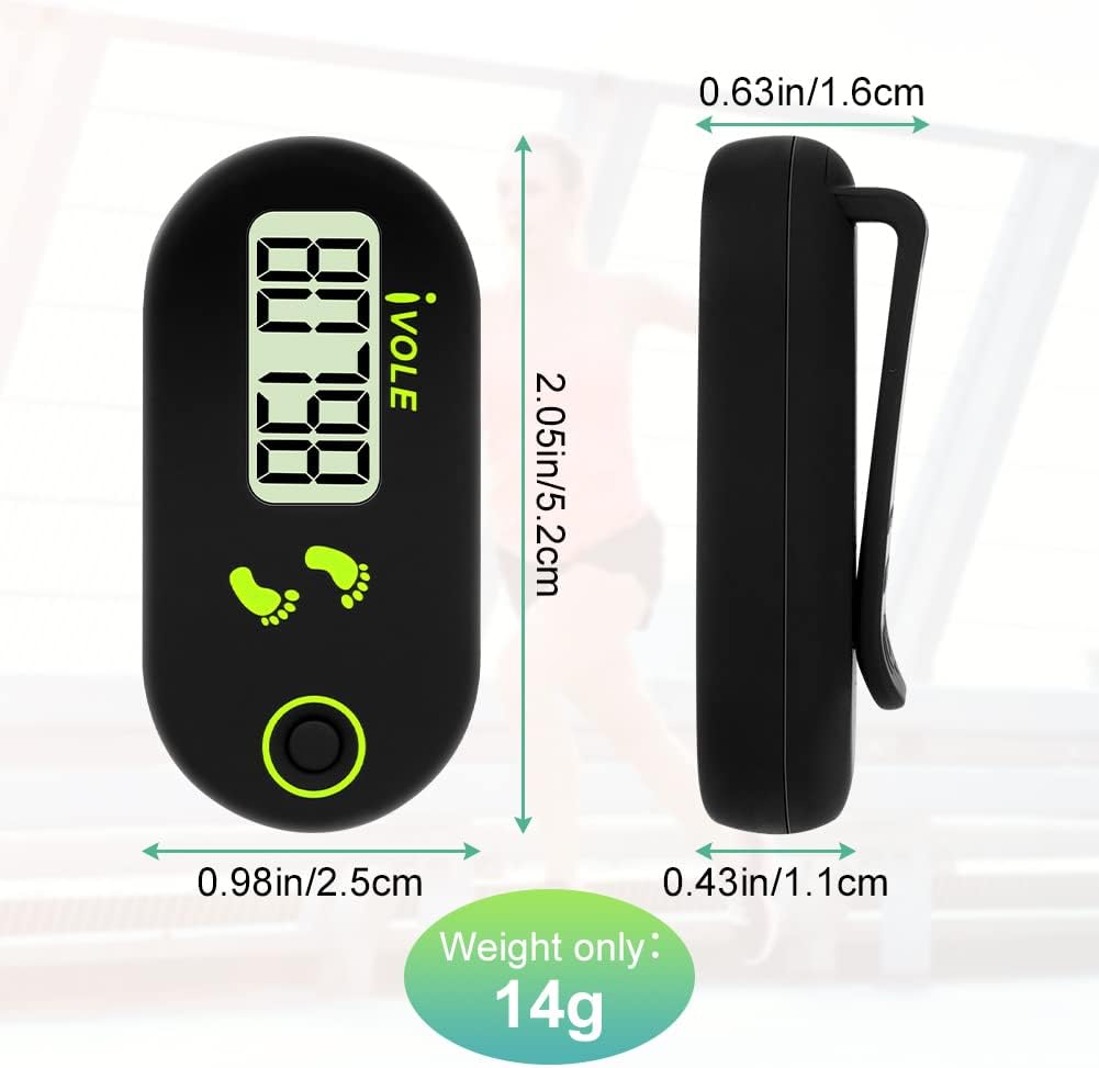 Thumbnail 1 de Flintronic Mini 3D Pedometer for Walking 🚶